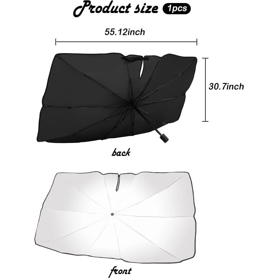 Sombra para Parabrisas de Automóvil OFBAND 140x78 cm UV
