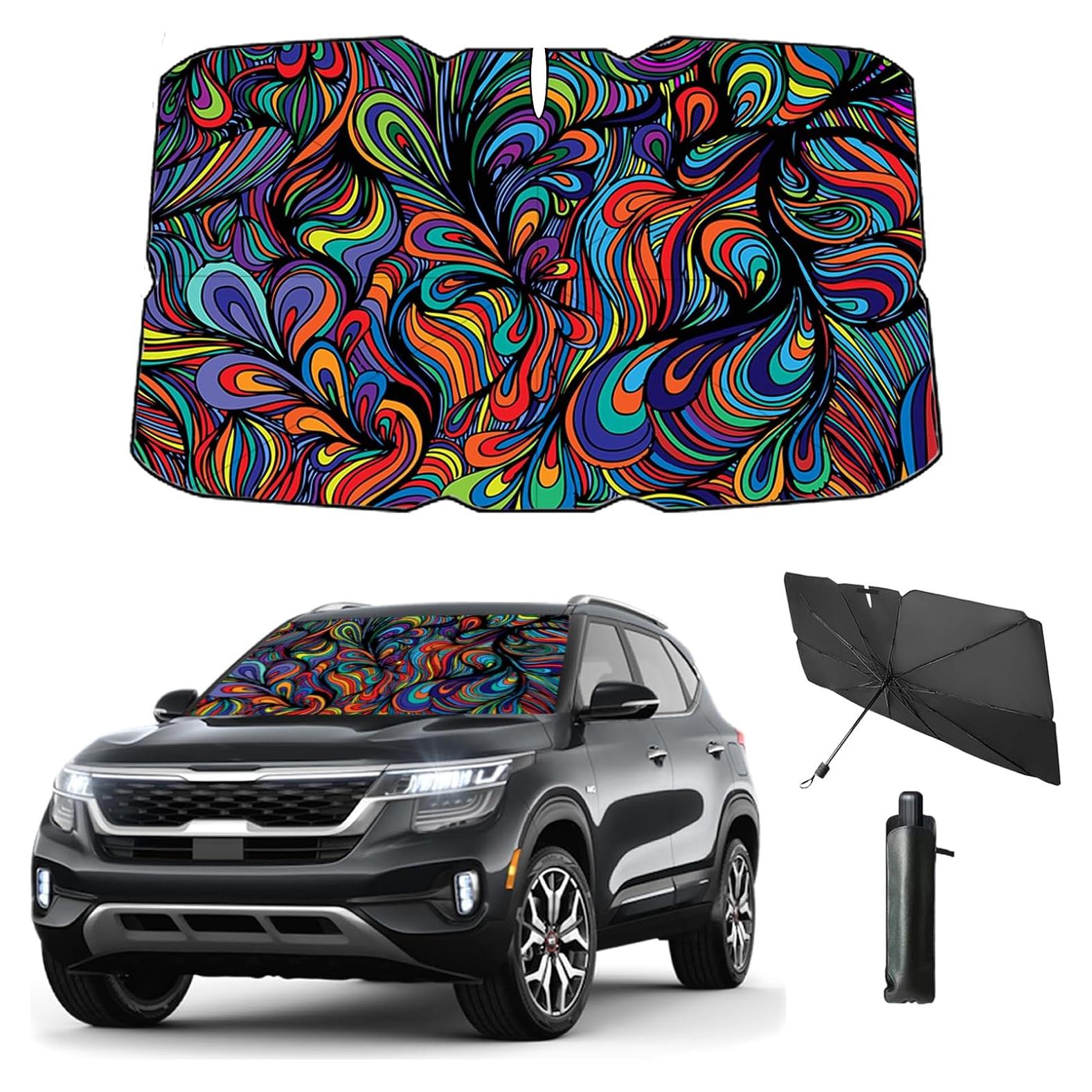 Paraguas de Sombra para Parabrisas Coricha 145x79cm 100% UV