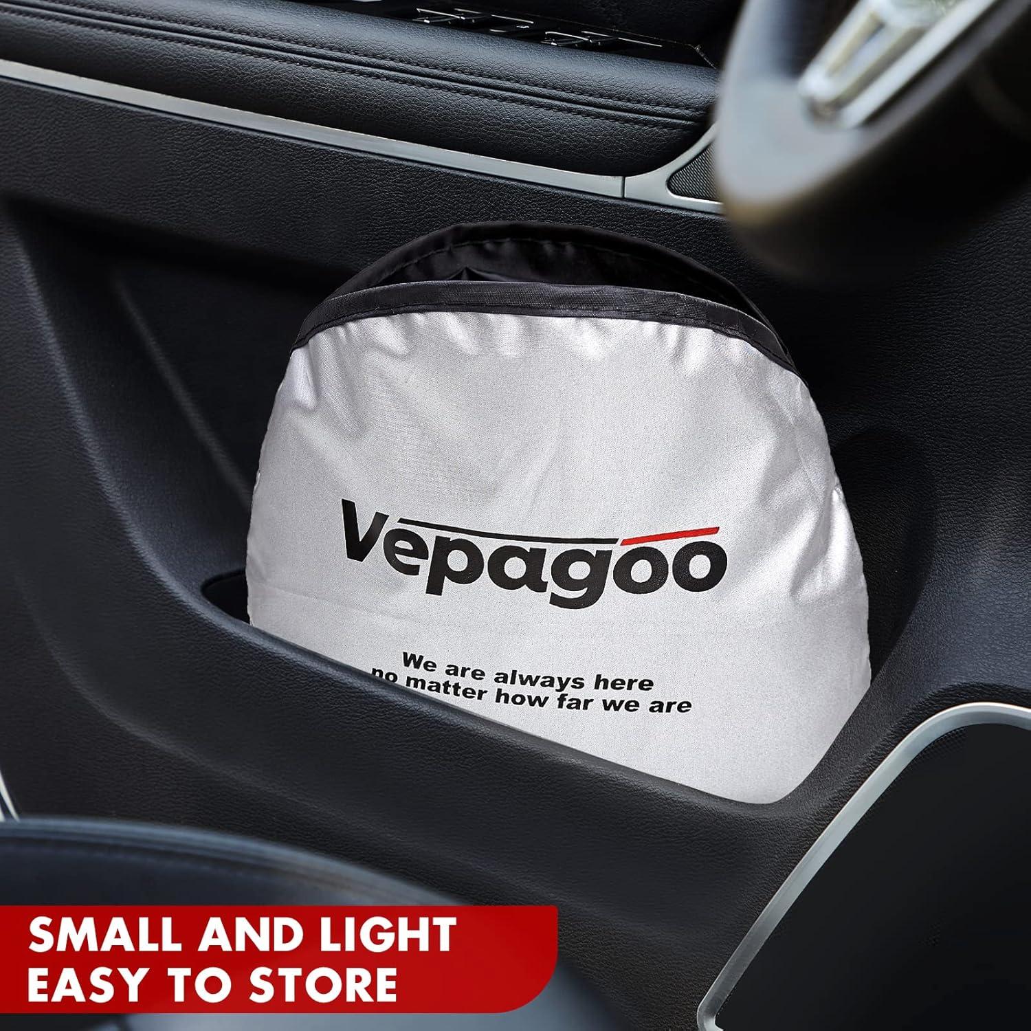 Cubierta de Sombra para Parabrisas Vepagoo 81.3x91.4 cm Plegable