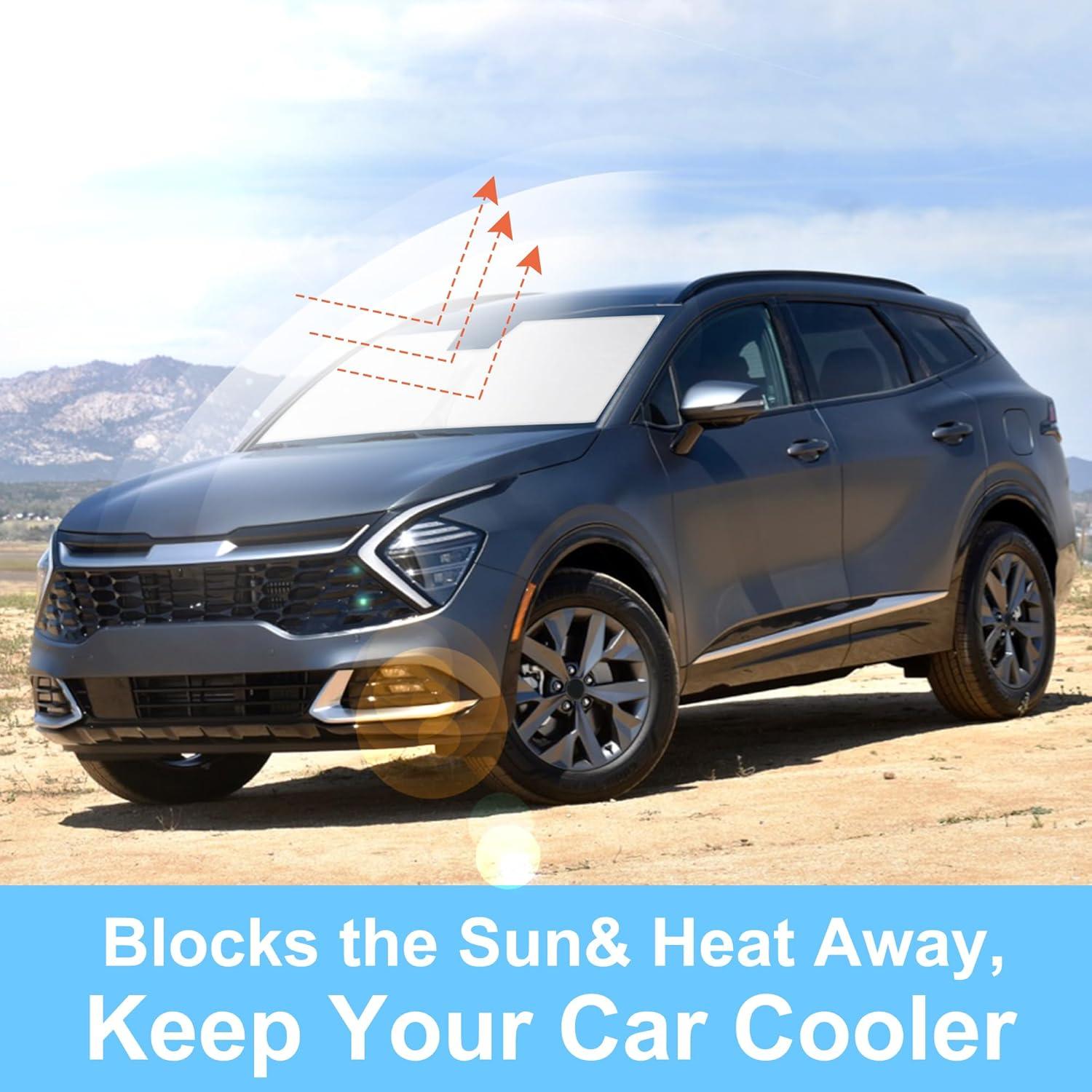 Parasol Plegable YYCKE para Parabrisas Kia Sportage 2023-2025