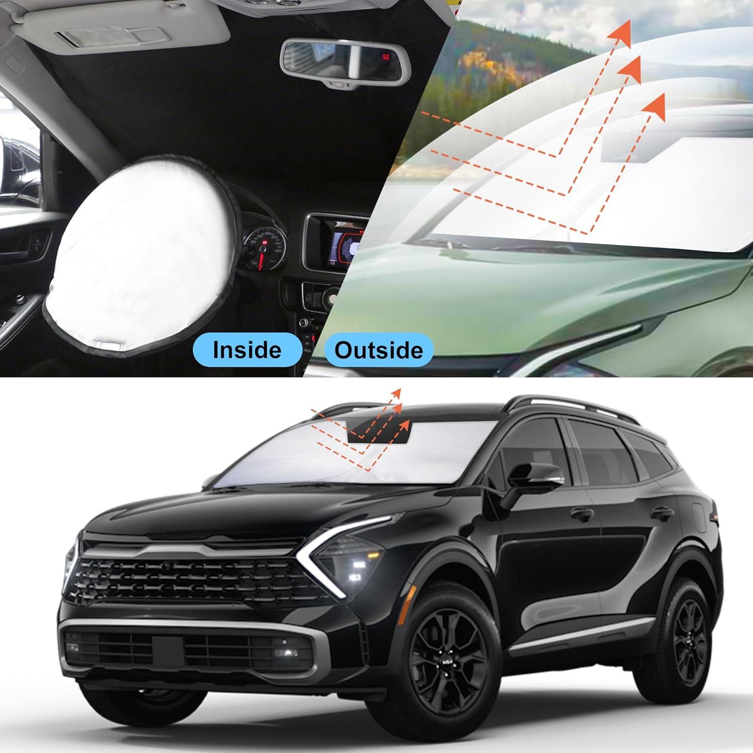 Parasol Plegable YYCKE para Parabrisas Kia Sportage 2023-2025