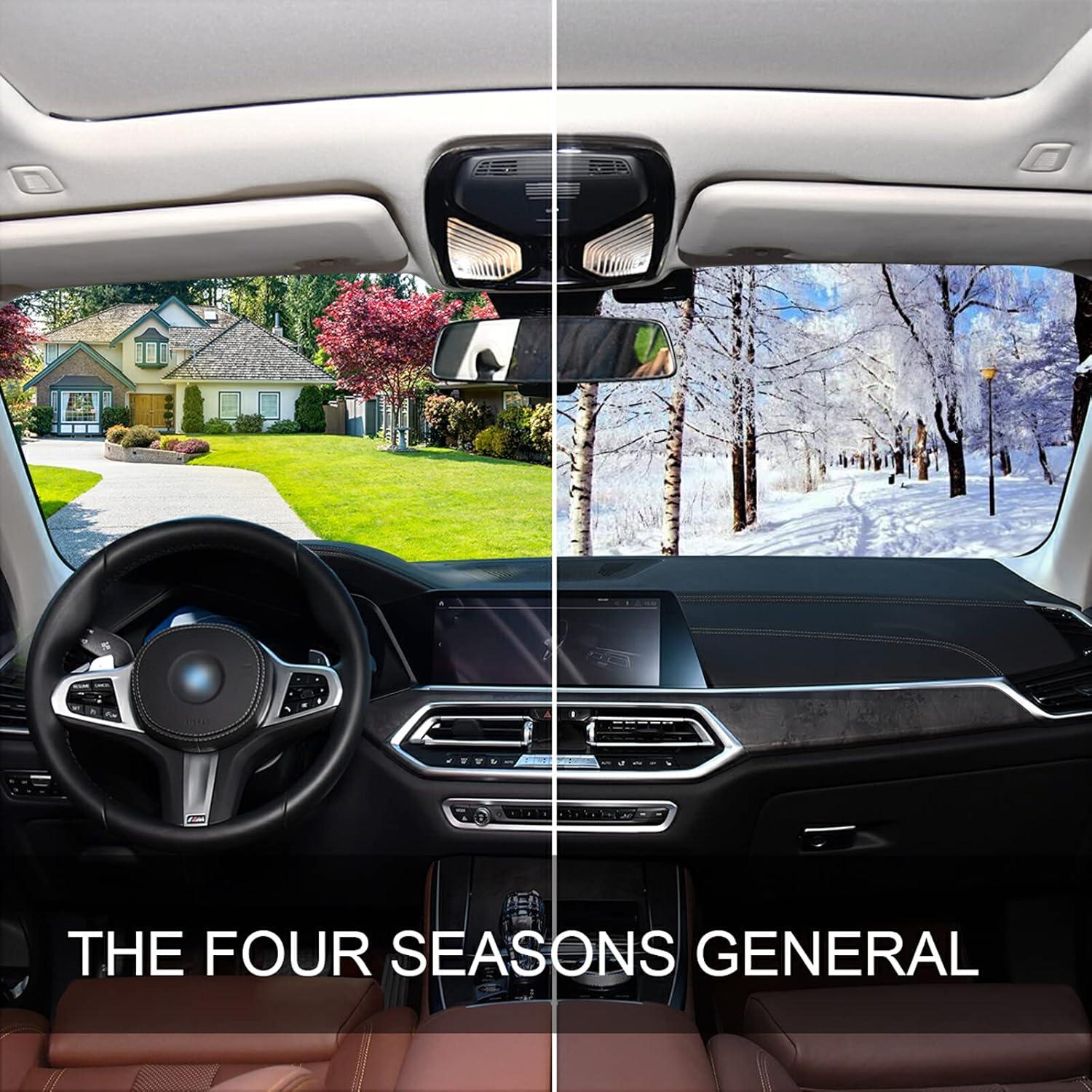 Parasol para Parabrisas ALAZA Calavera Negra 139.7x70.1cm