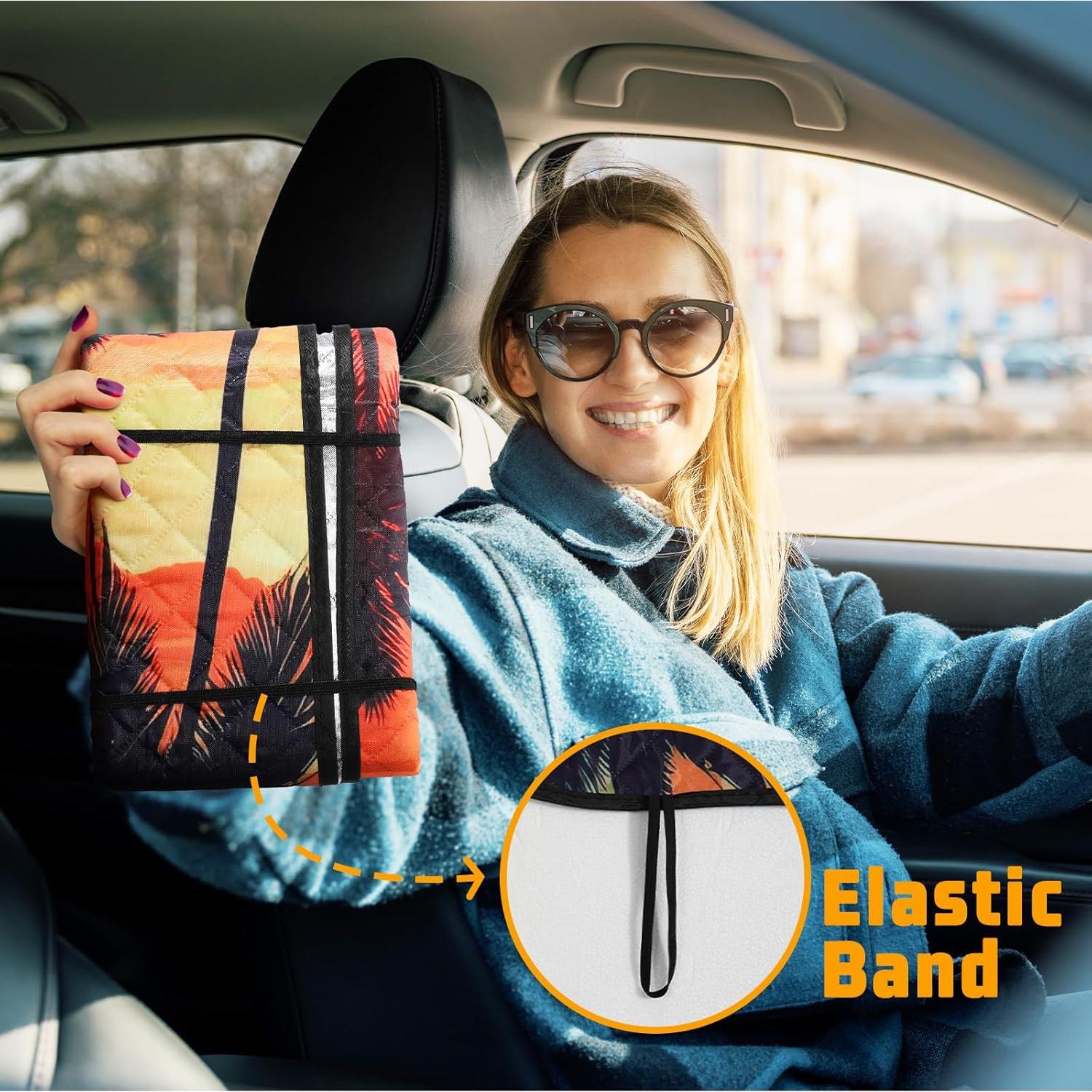 Protector Solar para Parabrisas Pleneal 139.7x74.9 cm Plegable