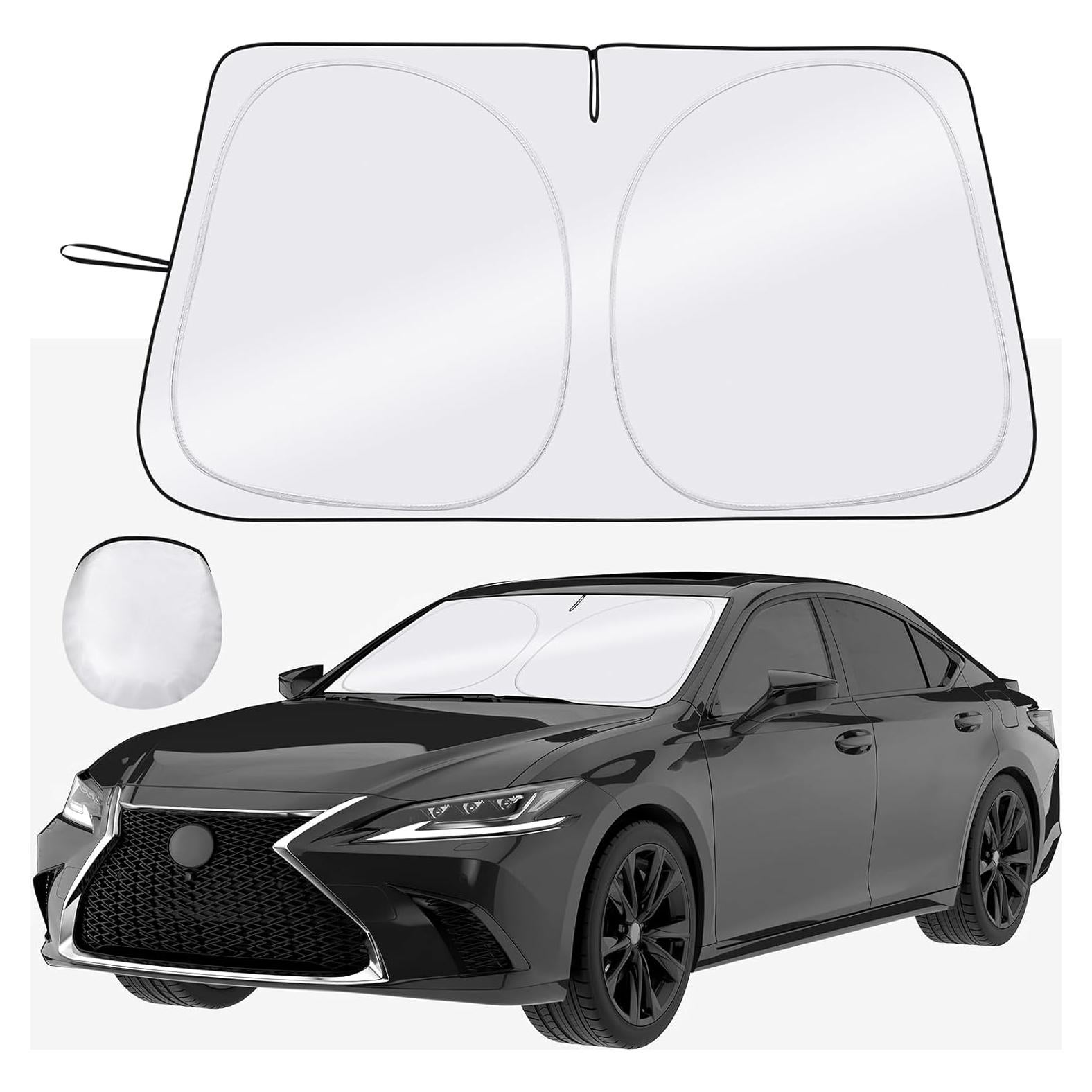 Protector Solar Parabrisas Tavaleu 160x86 cm Plegable Plata