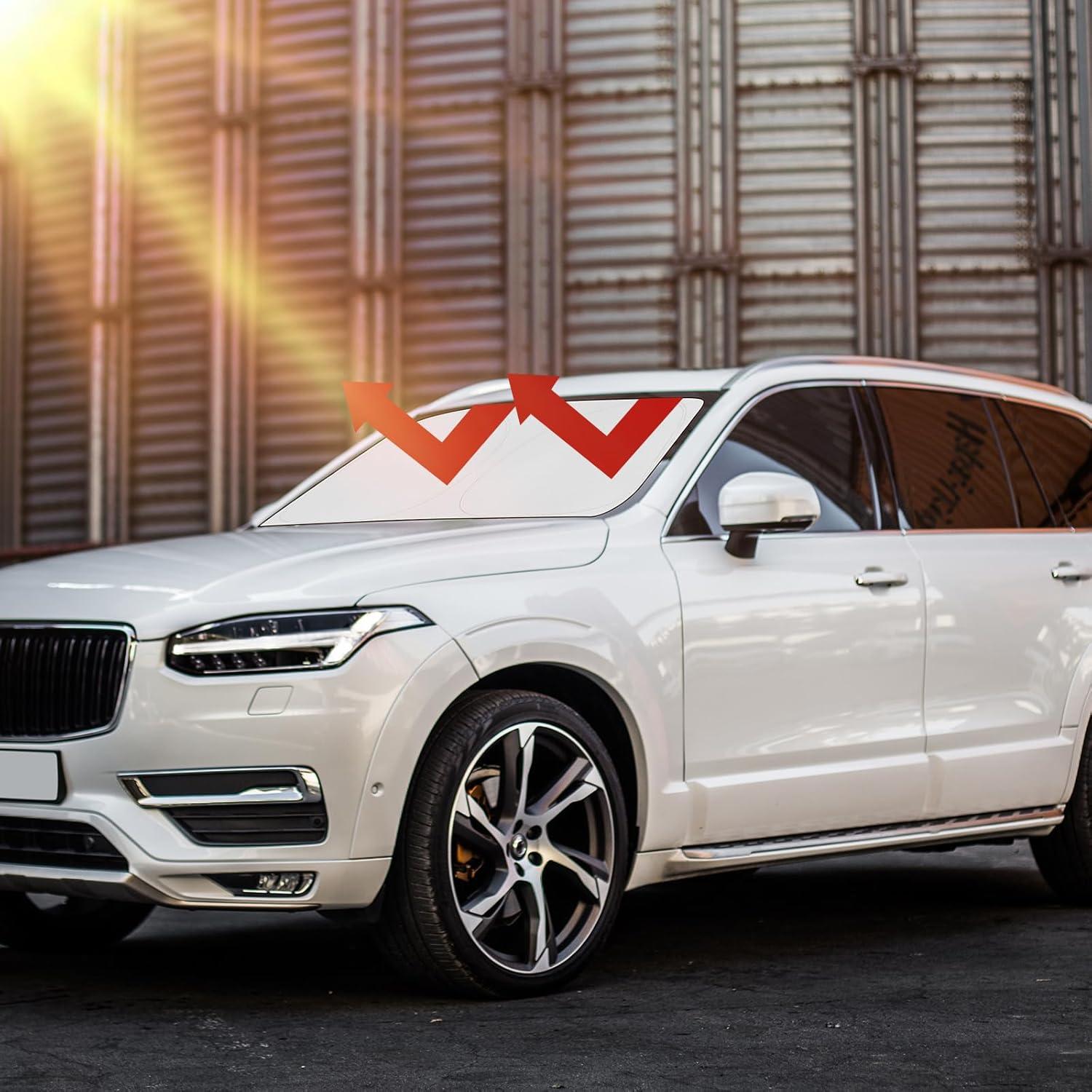 Protector Solar Parabrisas Tavaleu 160x86 cm Plegable Plata