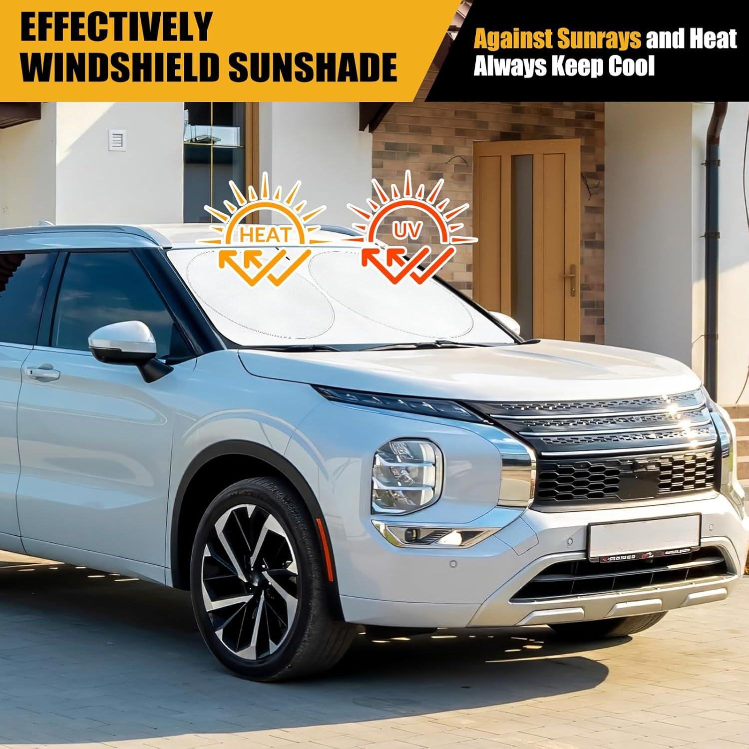 Protector Solar Plegable para Parabrisas Clothclose 149.86x83.82cm