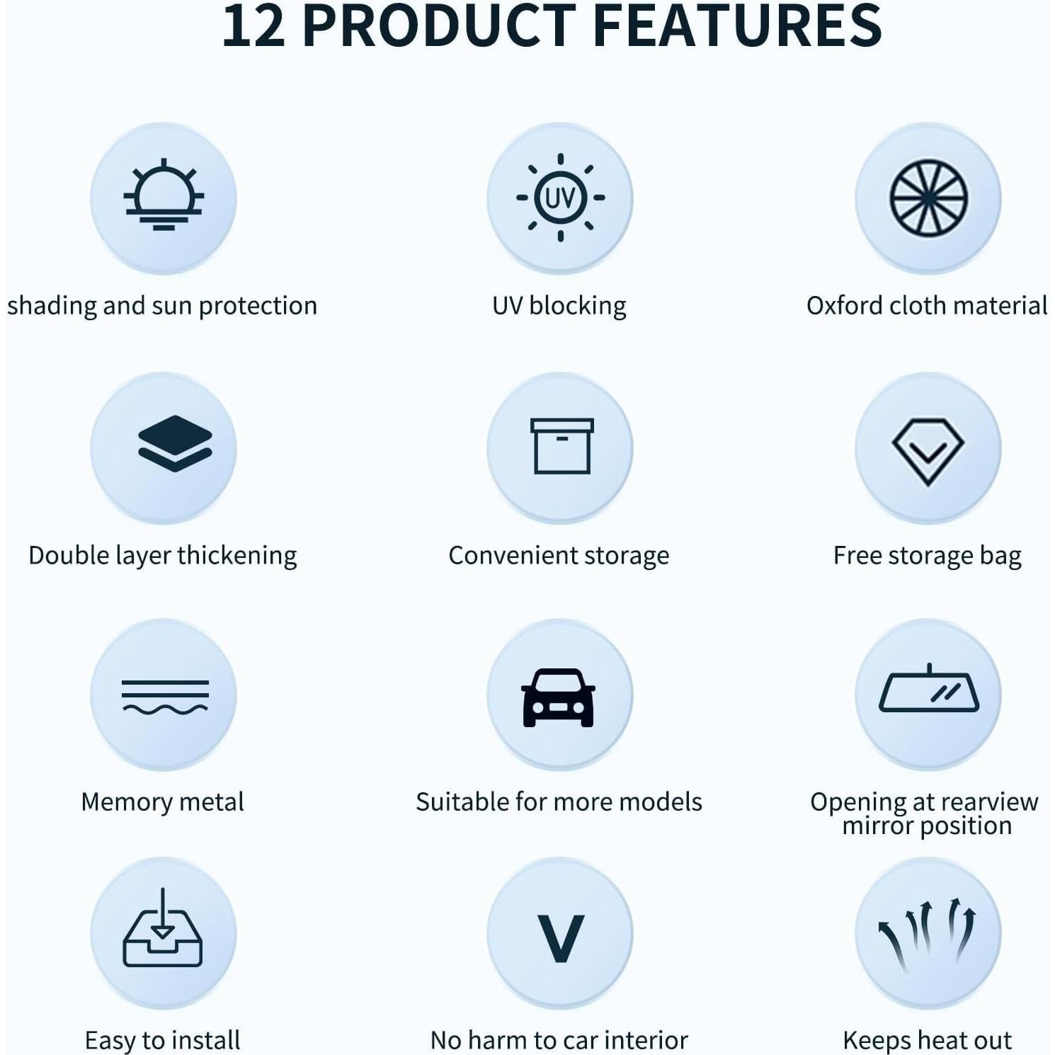 Parasoles para Parabrisas COFSODI 142x76 cm Doble Capa UV