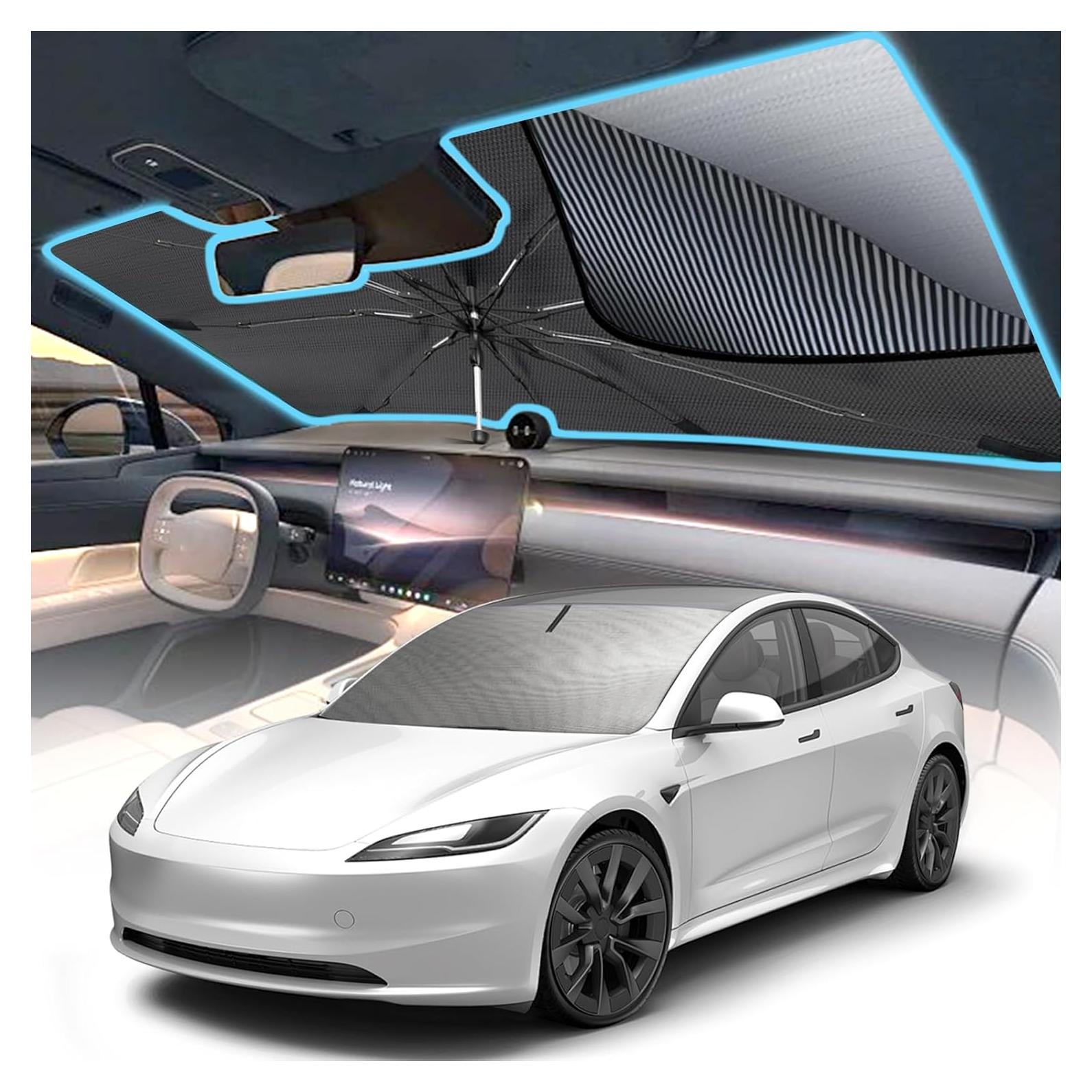 Sombrilla para Parabrisas Yampahpa Plegable 145x79 cm UV