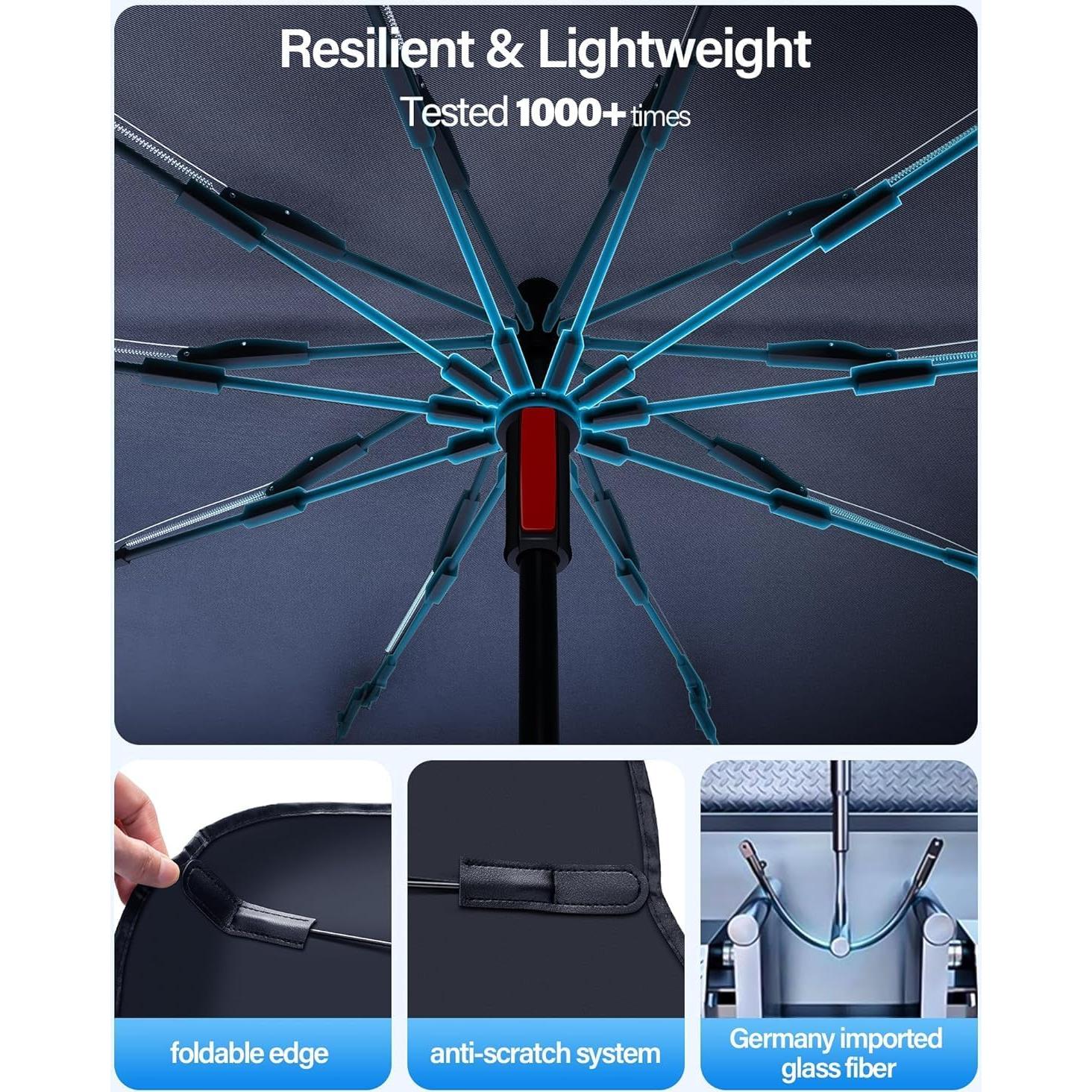 Sombrilla para Parabrisas Yampahpa Plegable 145x79 cm UV