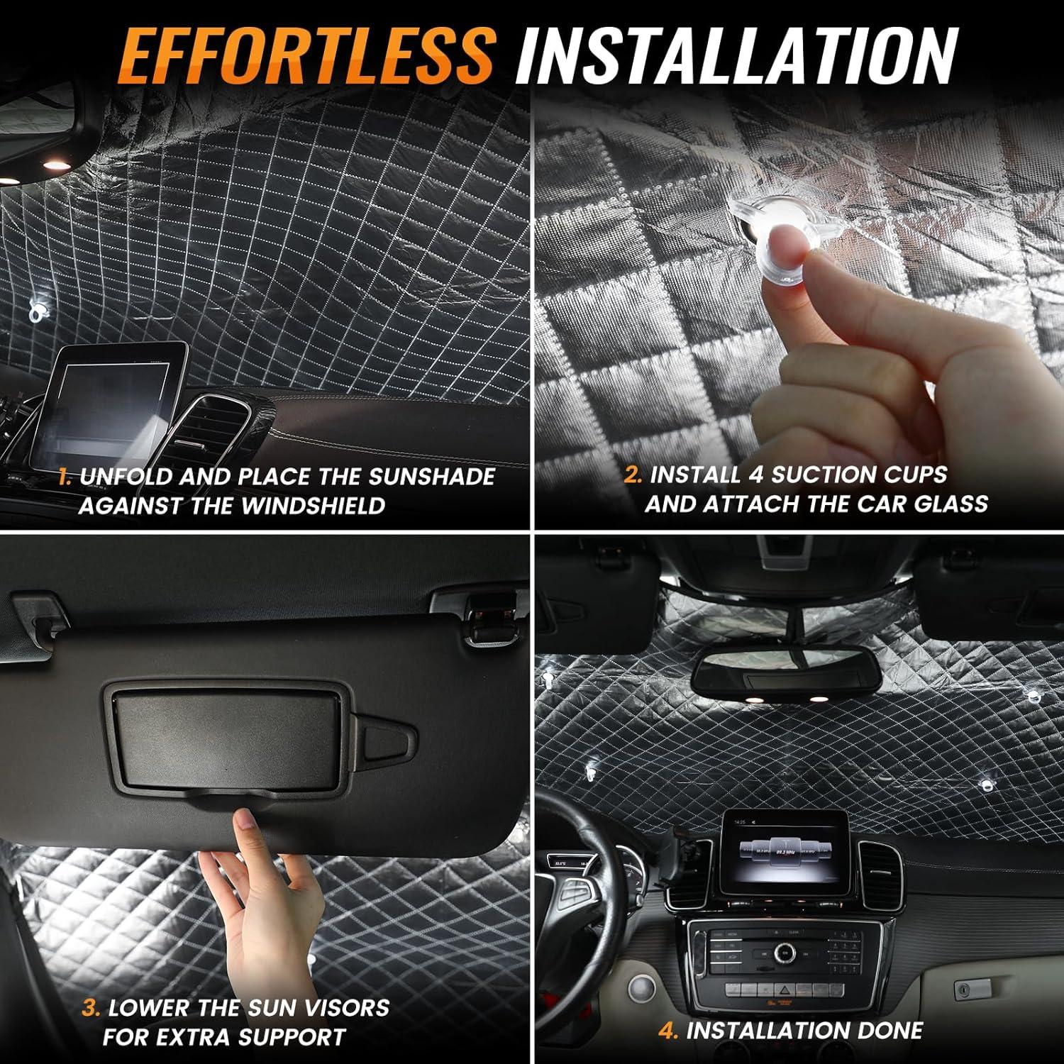 Protector Solar para Parabrisas Clothclose Plata 139.7x69.85 cm