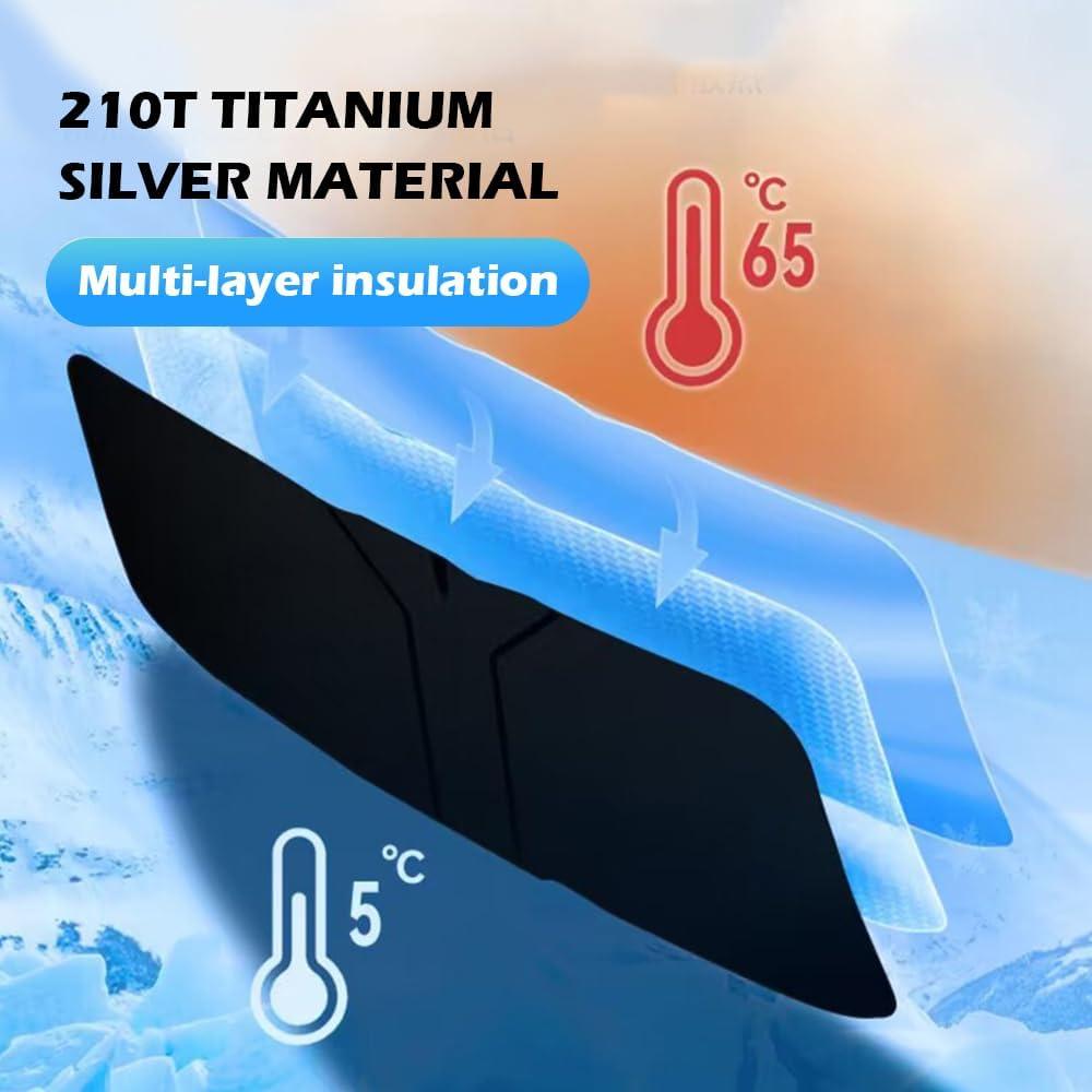 Protector Solar Parabrisas Coche YGDMD Tamaño M 140x70 cm