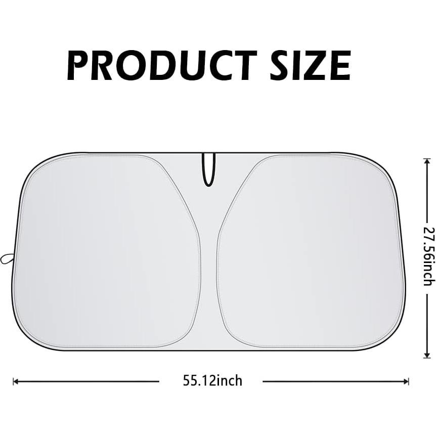 Sombra de Parabrisas Salior M 139x70 cm Plegable UV Resistente