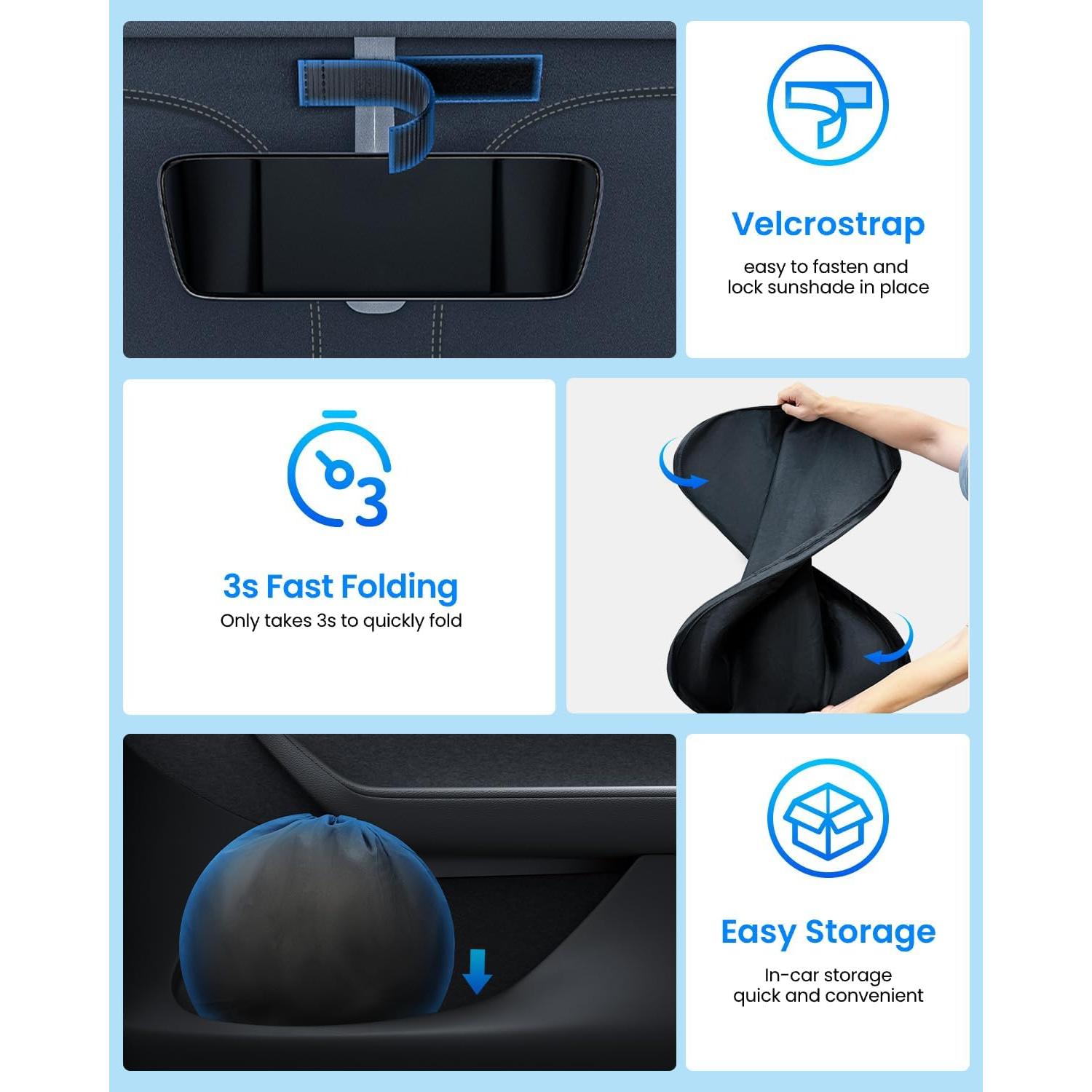 Sombra de Parabrisas REEVAA 2025 Mediana 99% Protección Solar