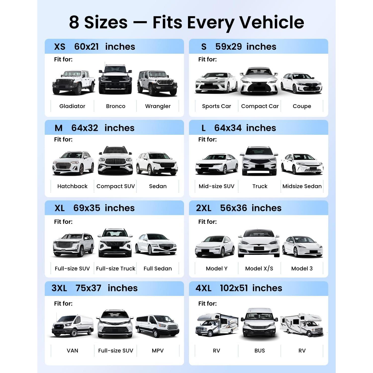 Sombra de Parabrisas REEVAA 2025 Mediana 99% Protección Solar