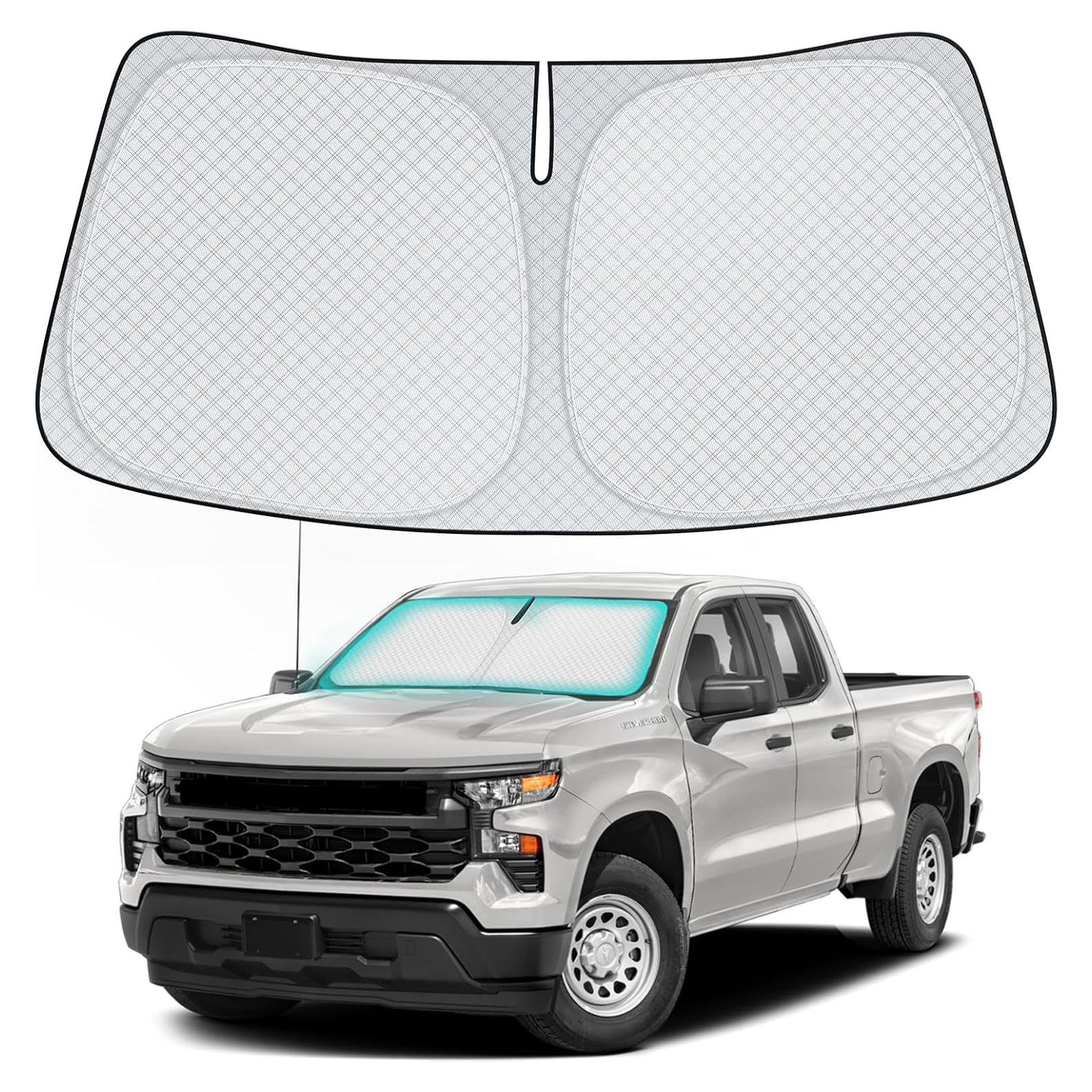 Protector Solar INSAUTO para Parabrisas Chevy Silverado & GMC Sierra 2019-2025