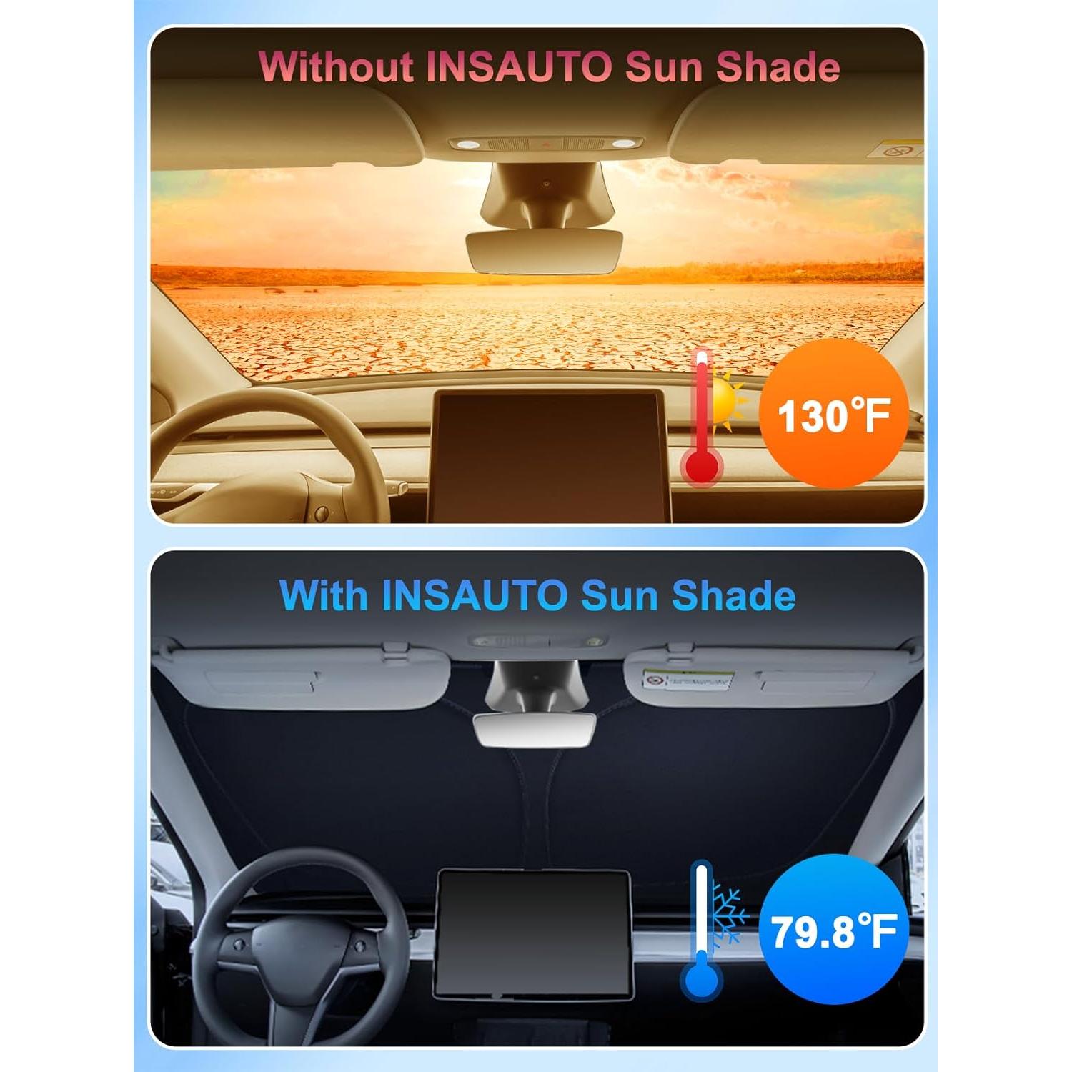 Protector Solar INSAUTO para Parabrisas Chevy Silverado & GMC Sierra 2019-2025