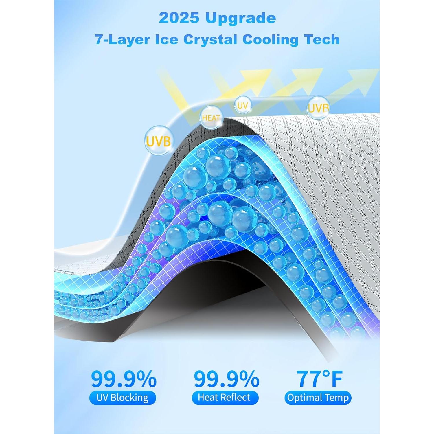 Protector Solar INSAUTO para Parabrisas Chevy Silverado & GMC Sierra 2019-2025