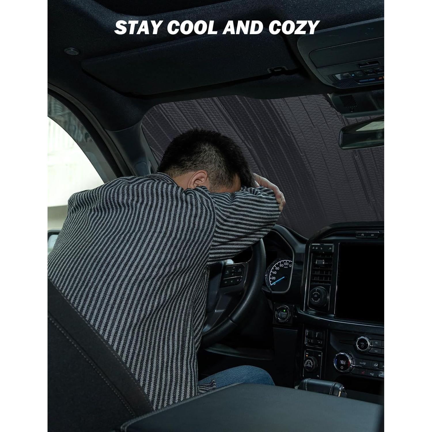 Protector Solar Parabrisas JoyTutus para Ram 1500 2500 3500 2019-2024