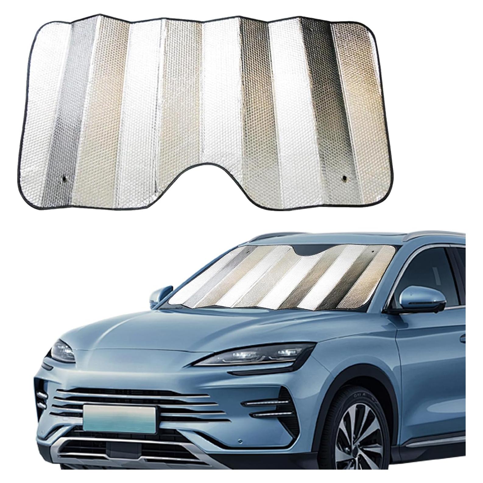 Cubierta de Parabrisas de Coche Dawfall 140x70cm Plata UV