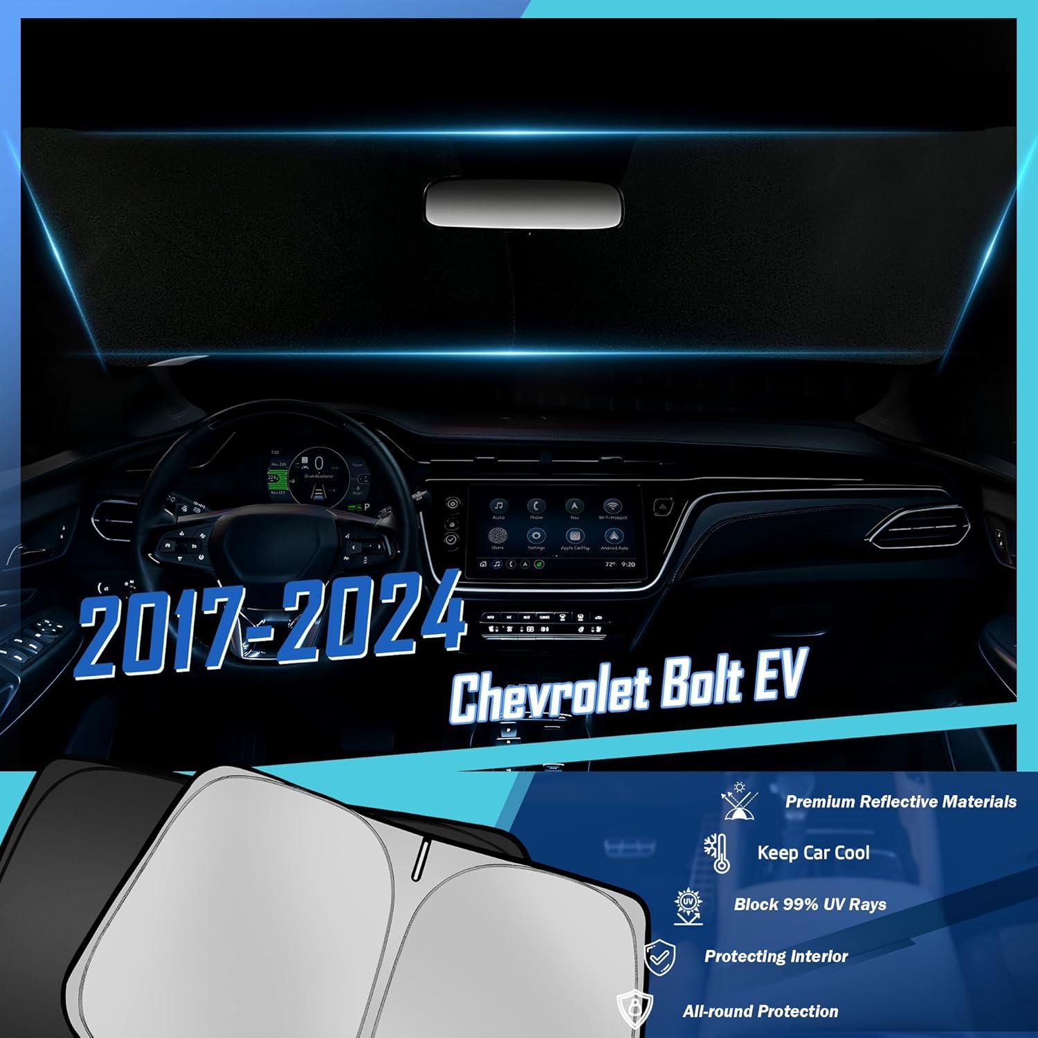 Parasoles para Parabrisas Tombyda Chevy Bolt EV 2017-2024