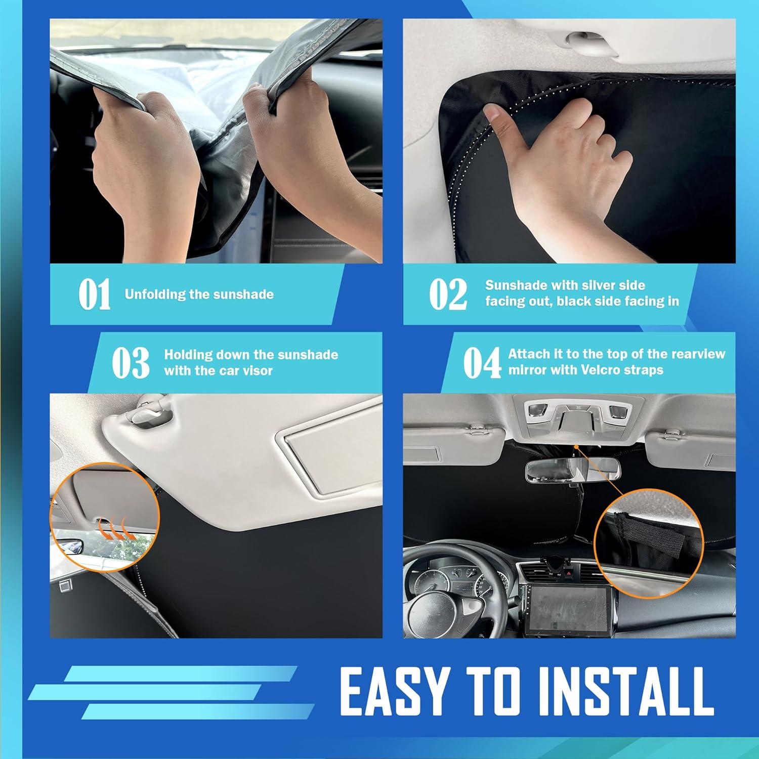 Parasoles para Parabrisas Tombyda Chevy Bolt EV 2017-2024