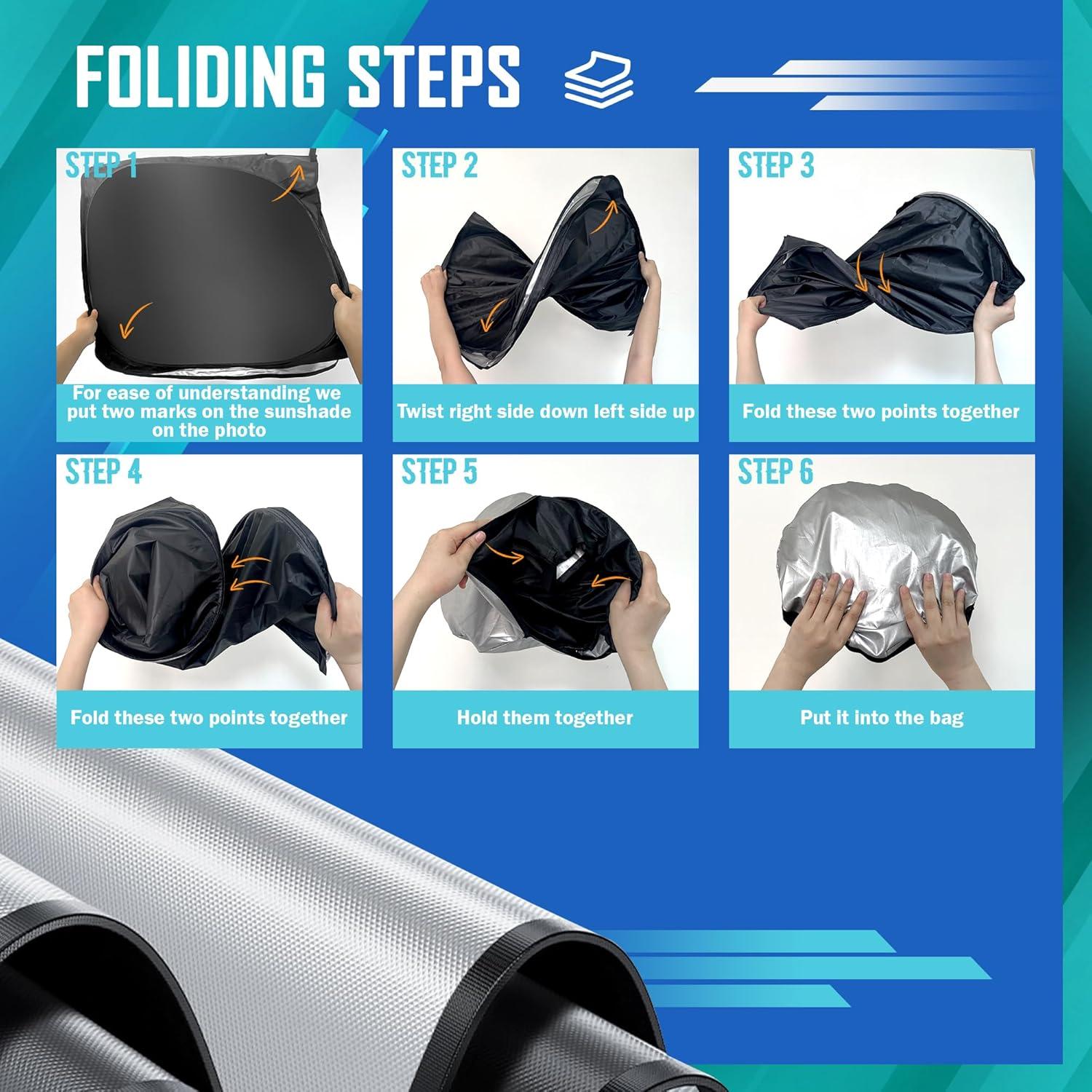 Parasoles para Parabrisas Tombyda Chevy Bolt EV 2017-2024