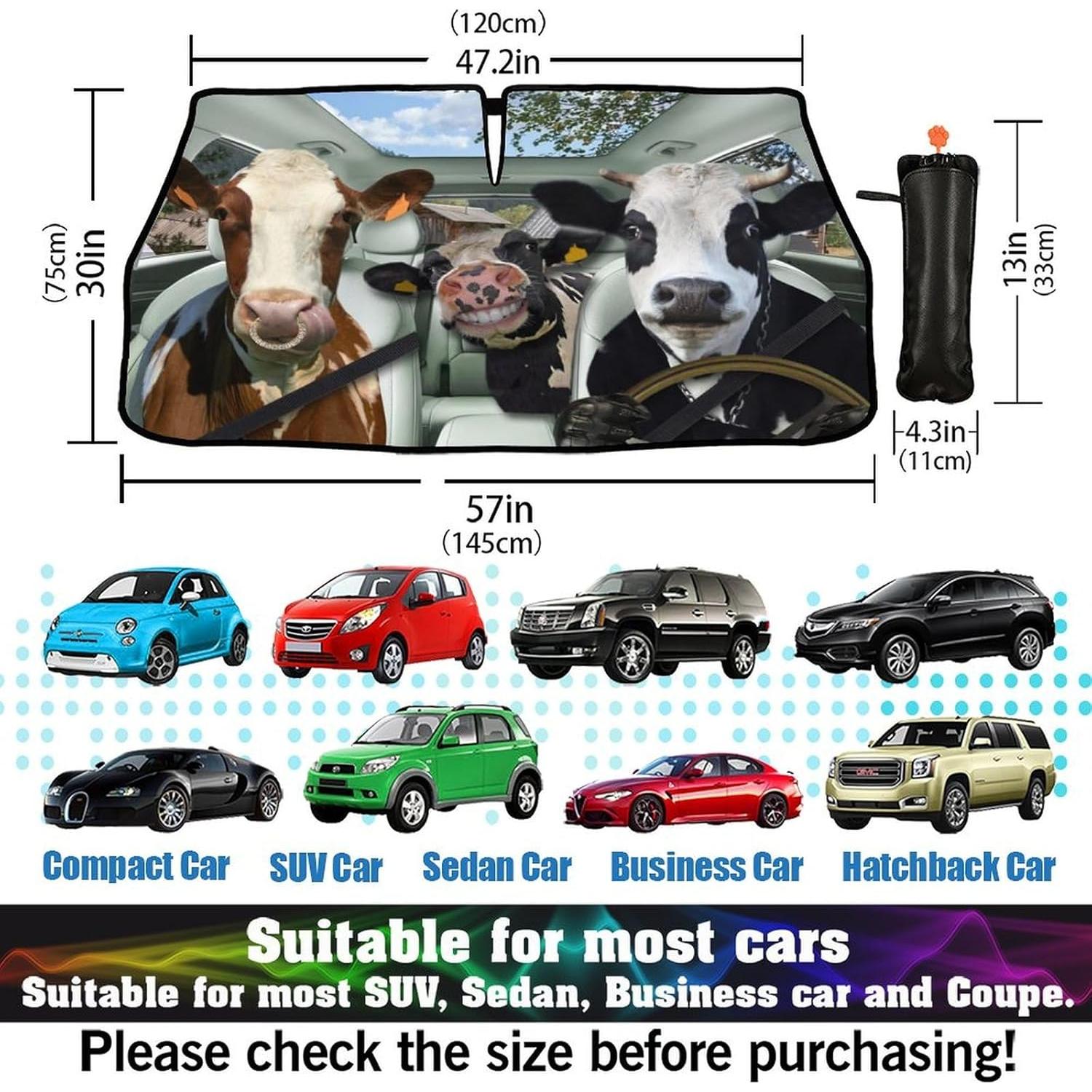 Sombrilla Parasol para Parabrisas Socira 144.78x76.2cm UV