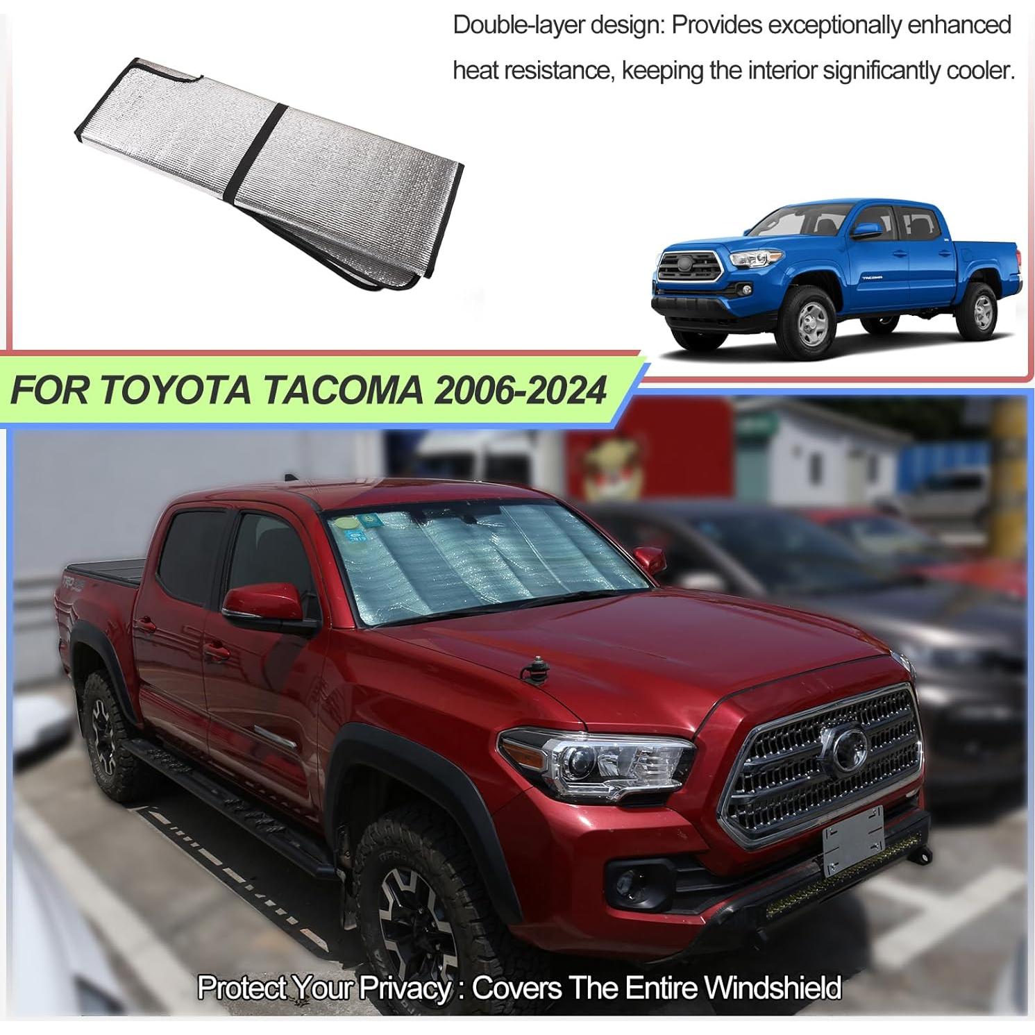 Parasoles para Parabrisas Toyota Tacoma 2006-2024 Qiosreui