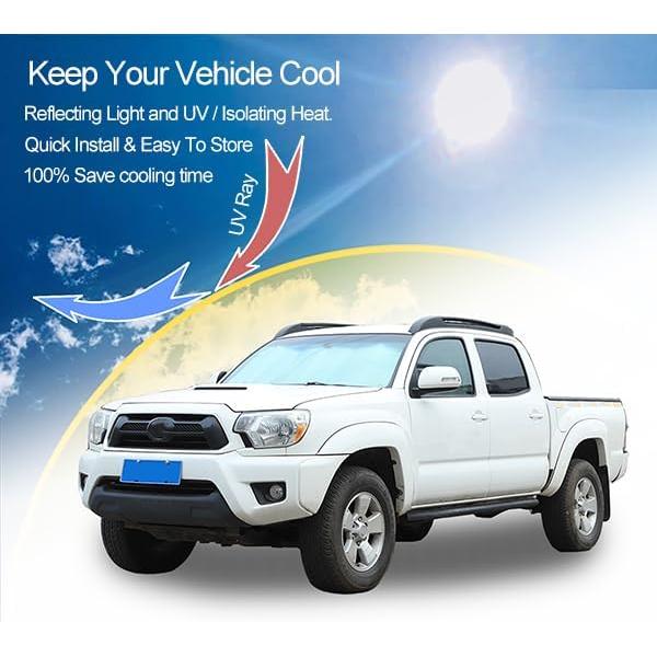 Parasoles para Parabrisas Toyota Tacoma 2006-2024 Qiosreui