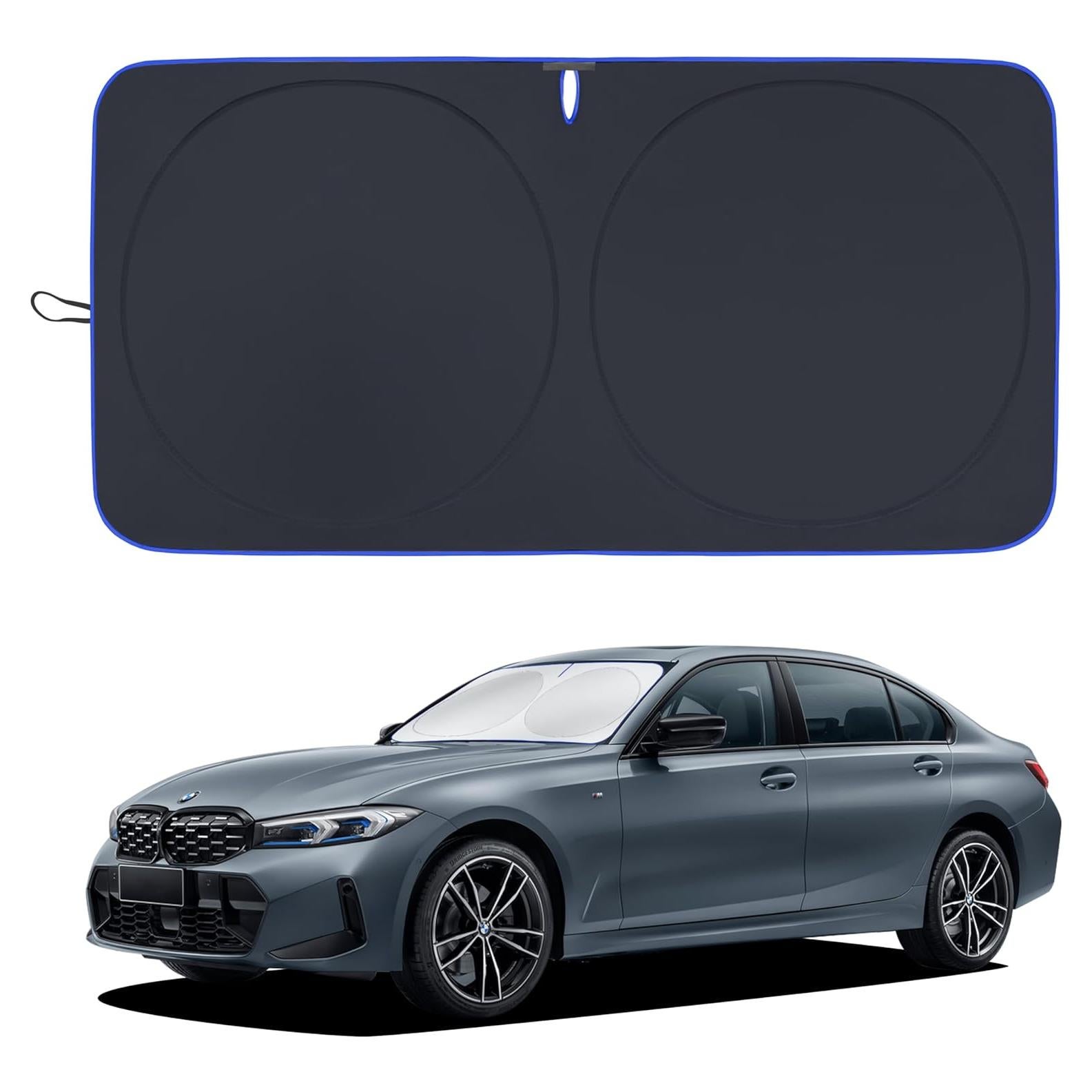 Protector Solar para Parabrisas MORNYRAY Mediano Negro 162.5x81.3cm