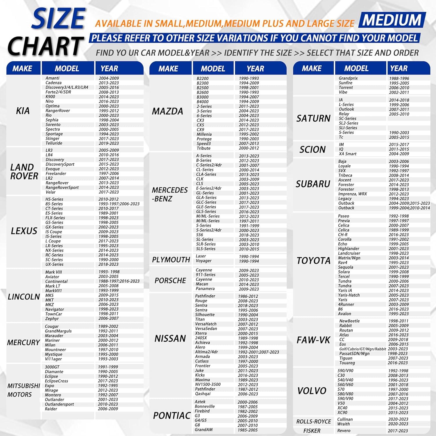 Protector Solar para Parabrisas MORNYRAY Mediano Negro 162.5x81.3cm