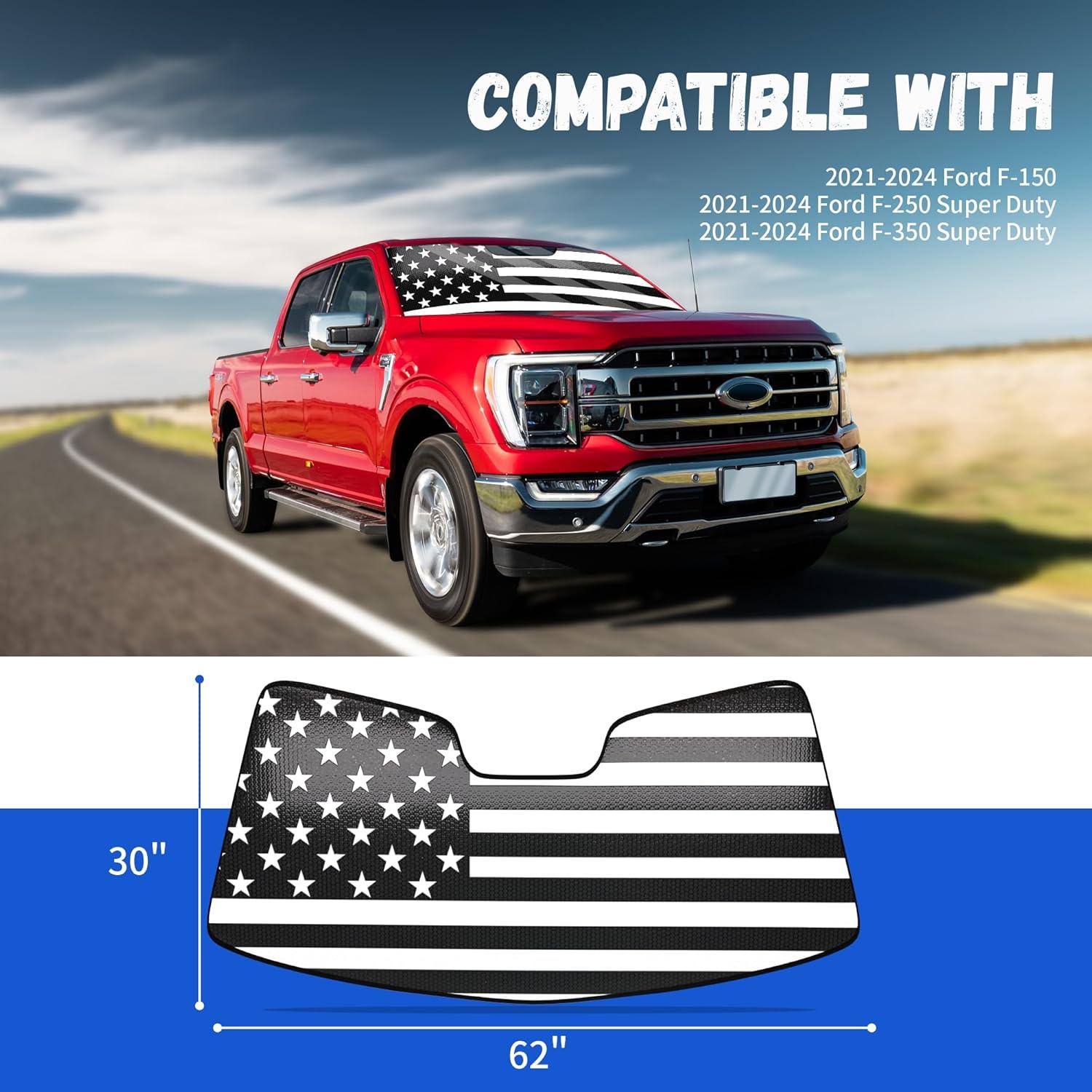 Protector Solar Parabrisas LITIVY para Ford F-150/F-250/F-350 76.2x157.5cm