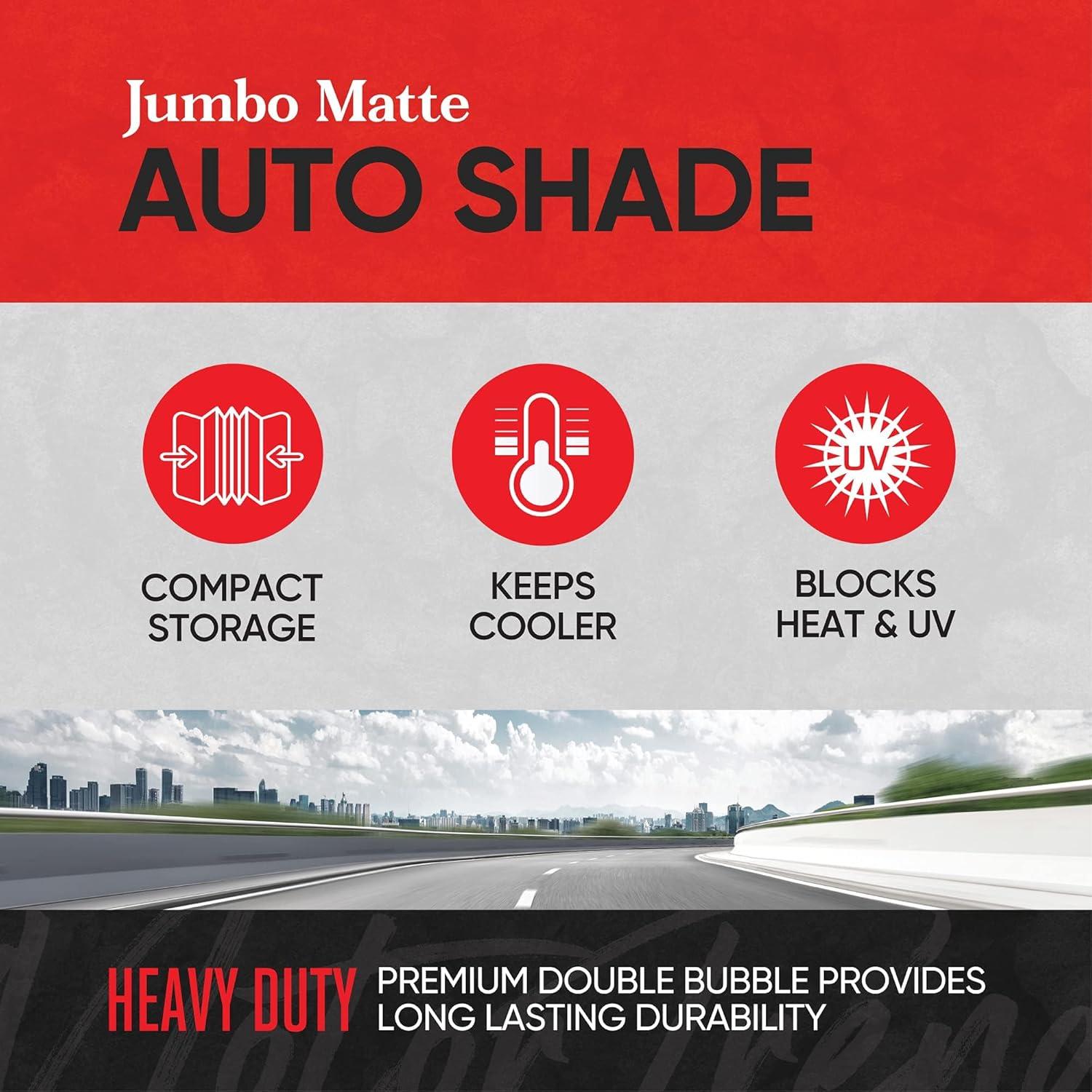 Sombra de Parabrisas Plegable Motor Trend 66x27cm UV