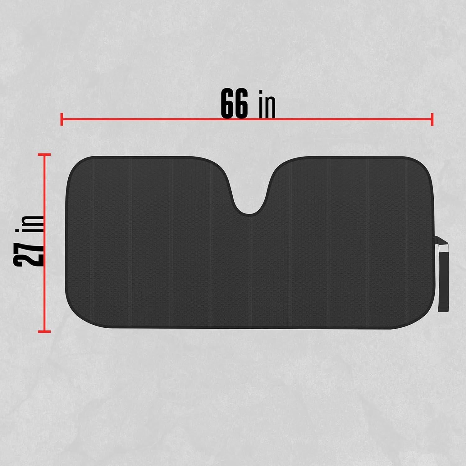 Sombra de Parabrisas Plegable Motor Trend 66x27cm UV