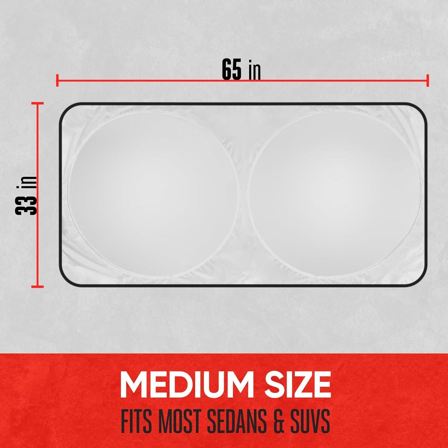 Sombra de Sol Plegable Motor Trend X-Large 192x94 cm