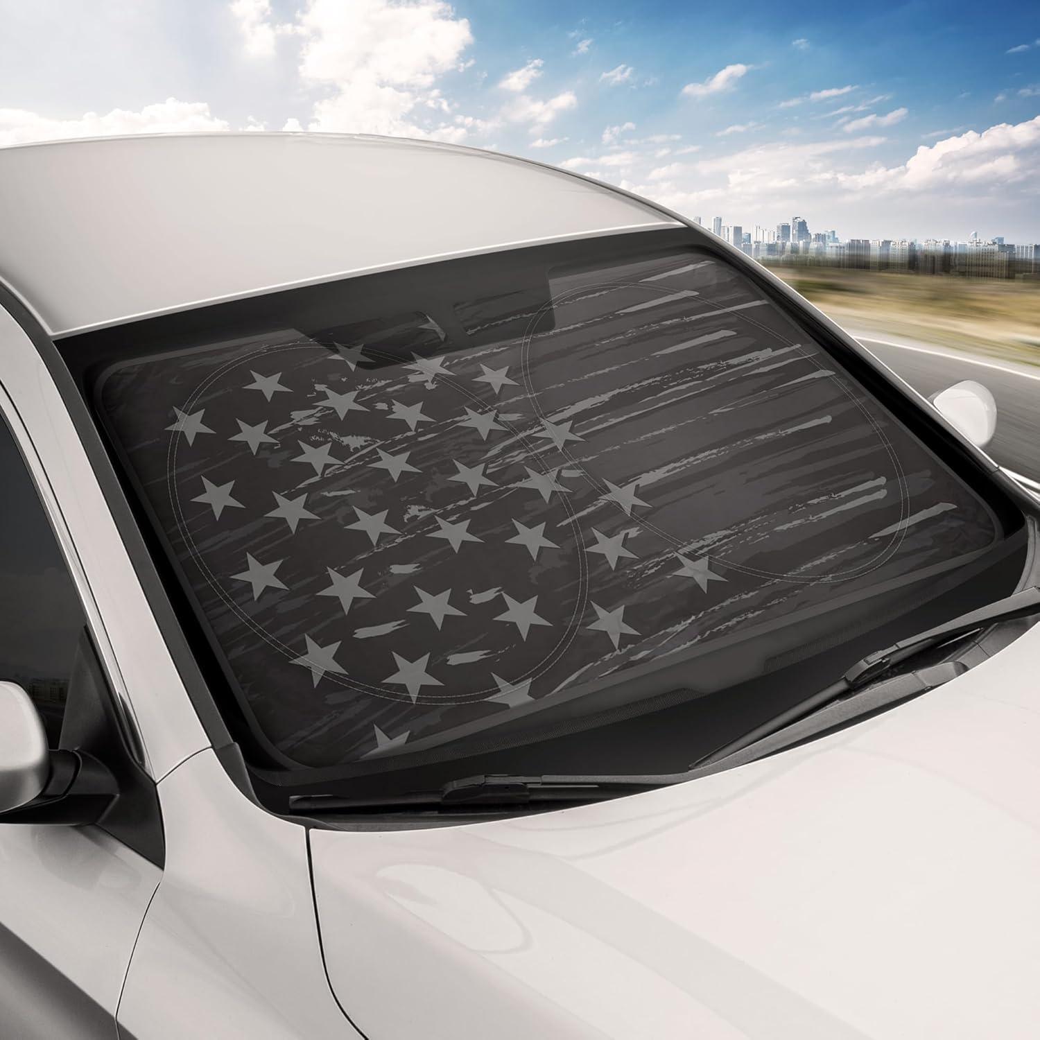 Sombra de sol para parabrisas Motor Trend 175x89 cm Vintage