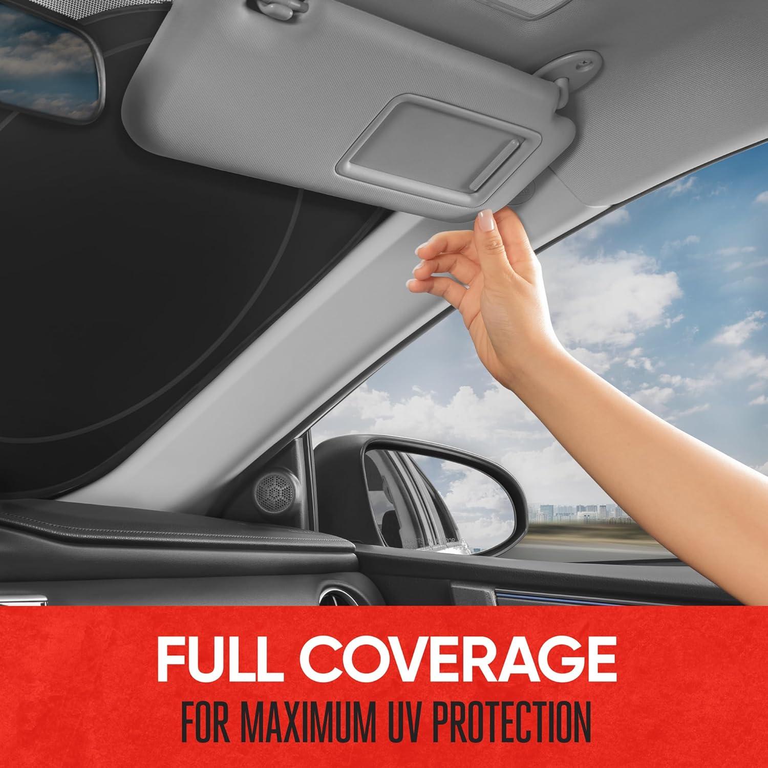 Sombra de sol para parabrisas Motor Trend 175x89 cm Vintage