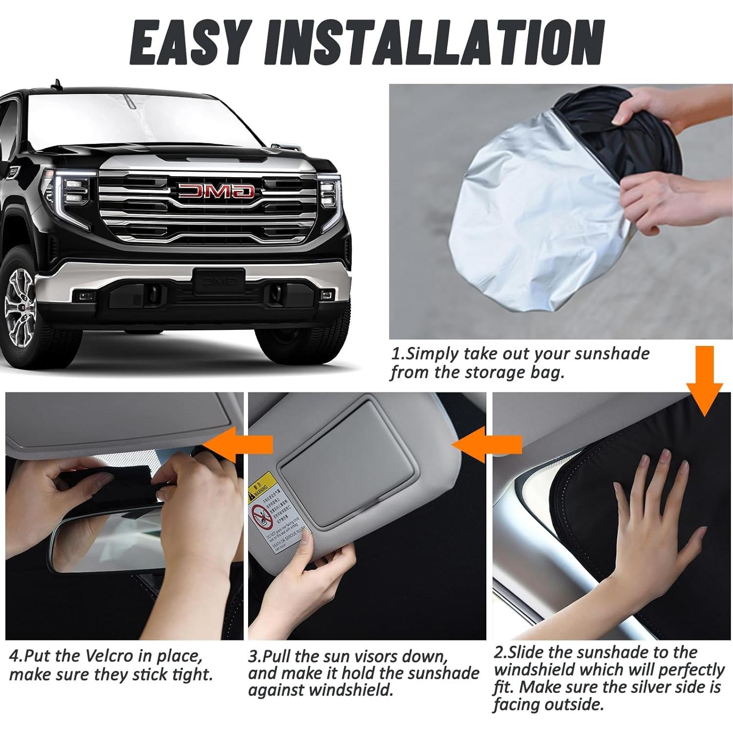 Protector Solar D-Lumina para Parabrisas GMC Sierra 2019-2025