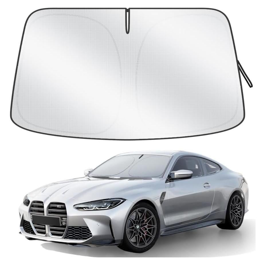 Protector Solar Parabrisas Coche QUANQIUFEI Ajuste Universal 140x79 cm