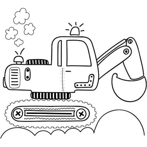 Libro colorear niños 2 años + Coche, barco, tractor & Co.: PEQUELINDOS cuadernos para colorear niños con excavadora, avión, camion de bomberos y muchos otros dibujos para pintar (Spanish Edition)