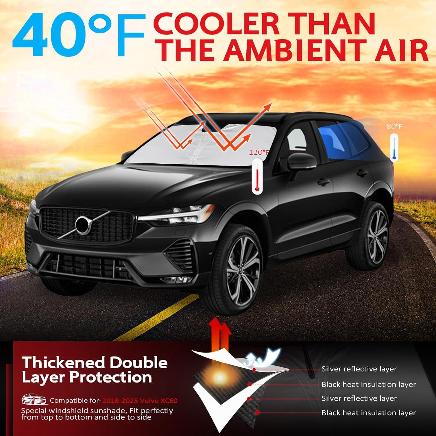 Protector Solar KAYZT para Parabrisas Volvo XC60 2018-2026