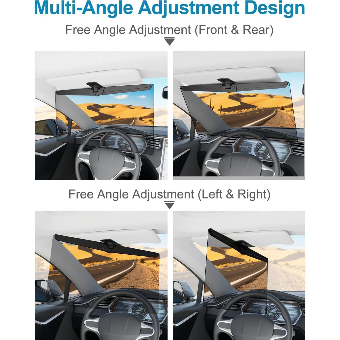Extensor de Visera Solar Veharvim VH-SV05-1NS Ajustable UV400