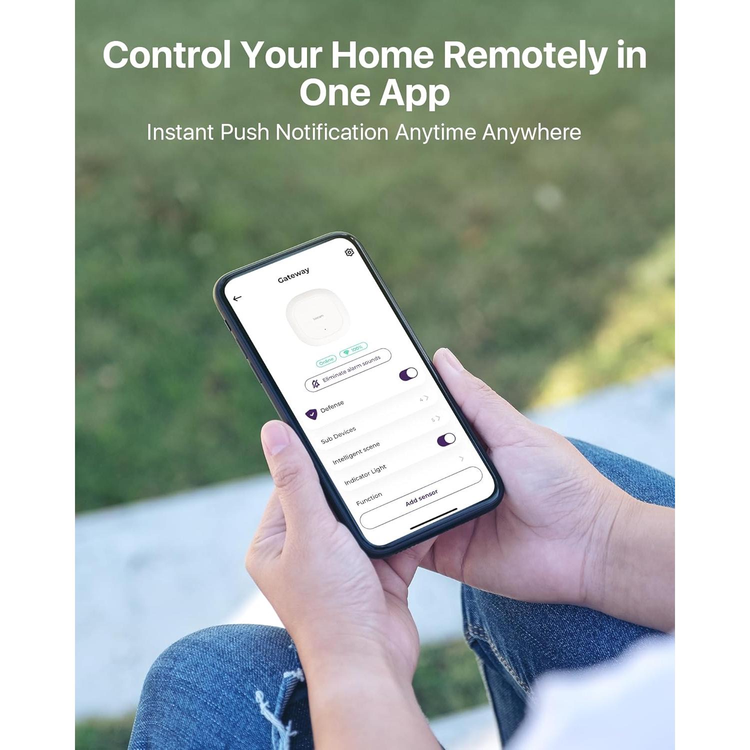 Kit de Alarma Inalámbrica Loocam 6 Piezas para Hogar