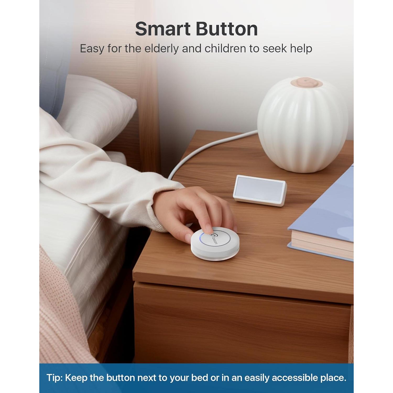 Kit de Alarma Inalámbrica Loocam 6 Piezas para Hogar