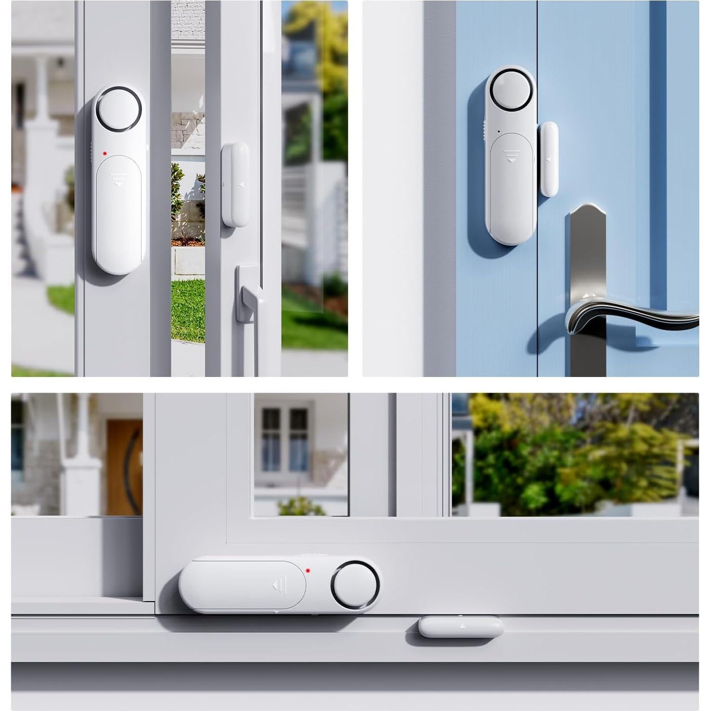 Alarma de Puerta Inalámbrica METAK 120dB con Control Remoto