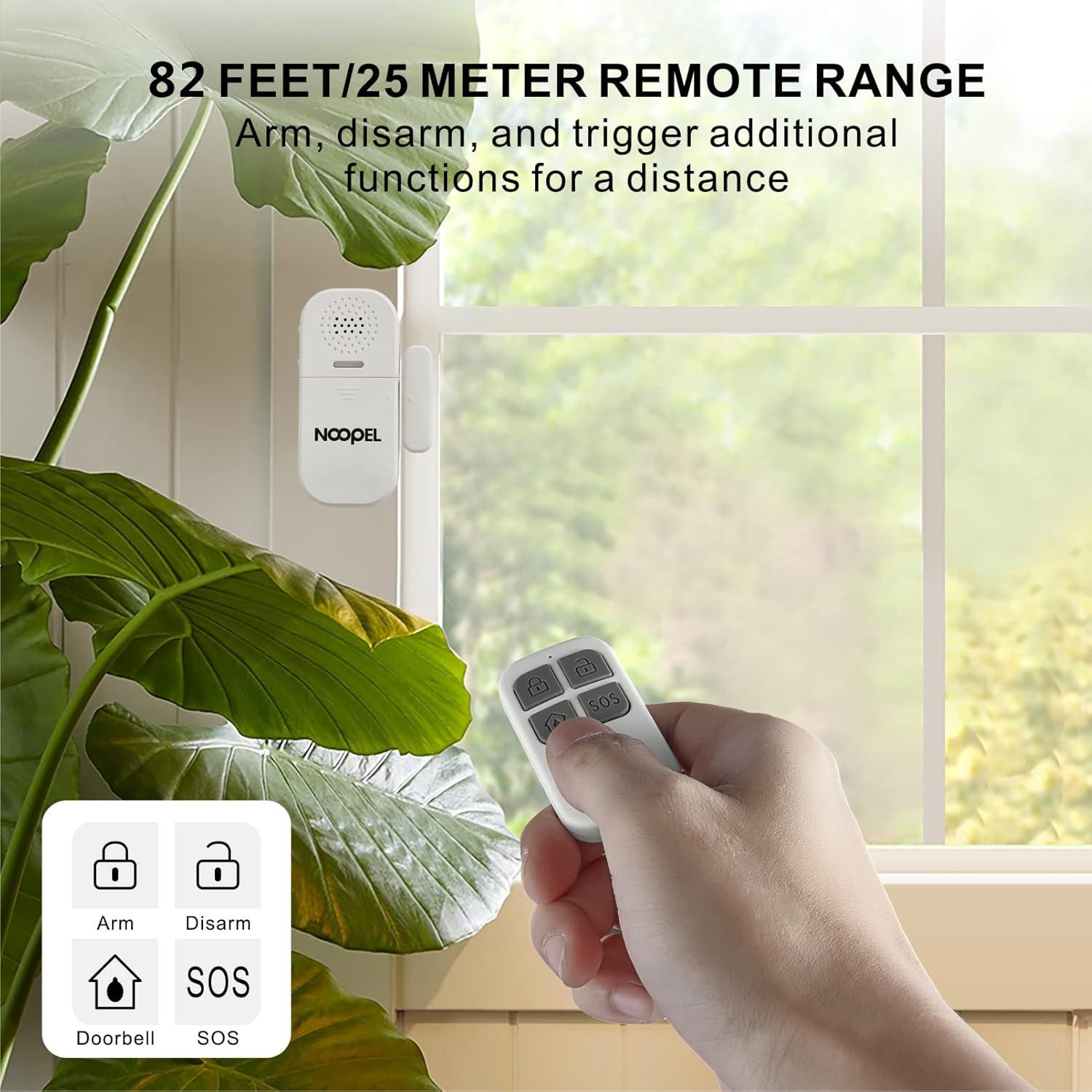 Alarma de Puerta y Ventana Noopel 130dB con Control Remoto