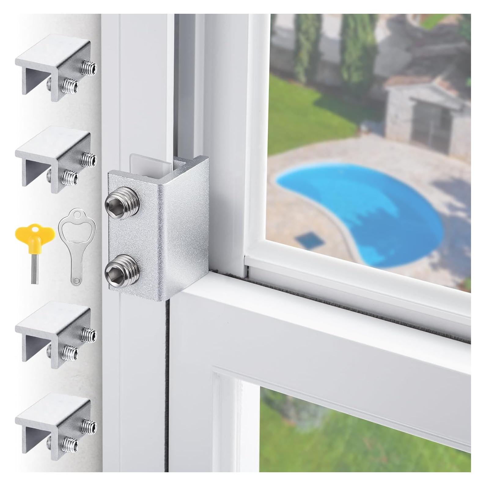 Bloques de Ventana de Seguridad CRODOER - 4 Juegos Ajustables