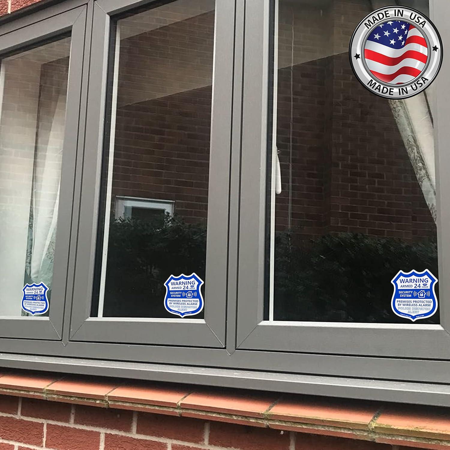 Calcomanías de Seguridad Psyfer® UV - Paquete de 6 para Ventanas