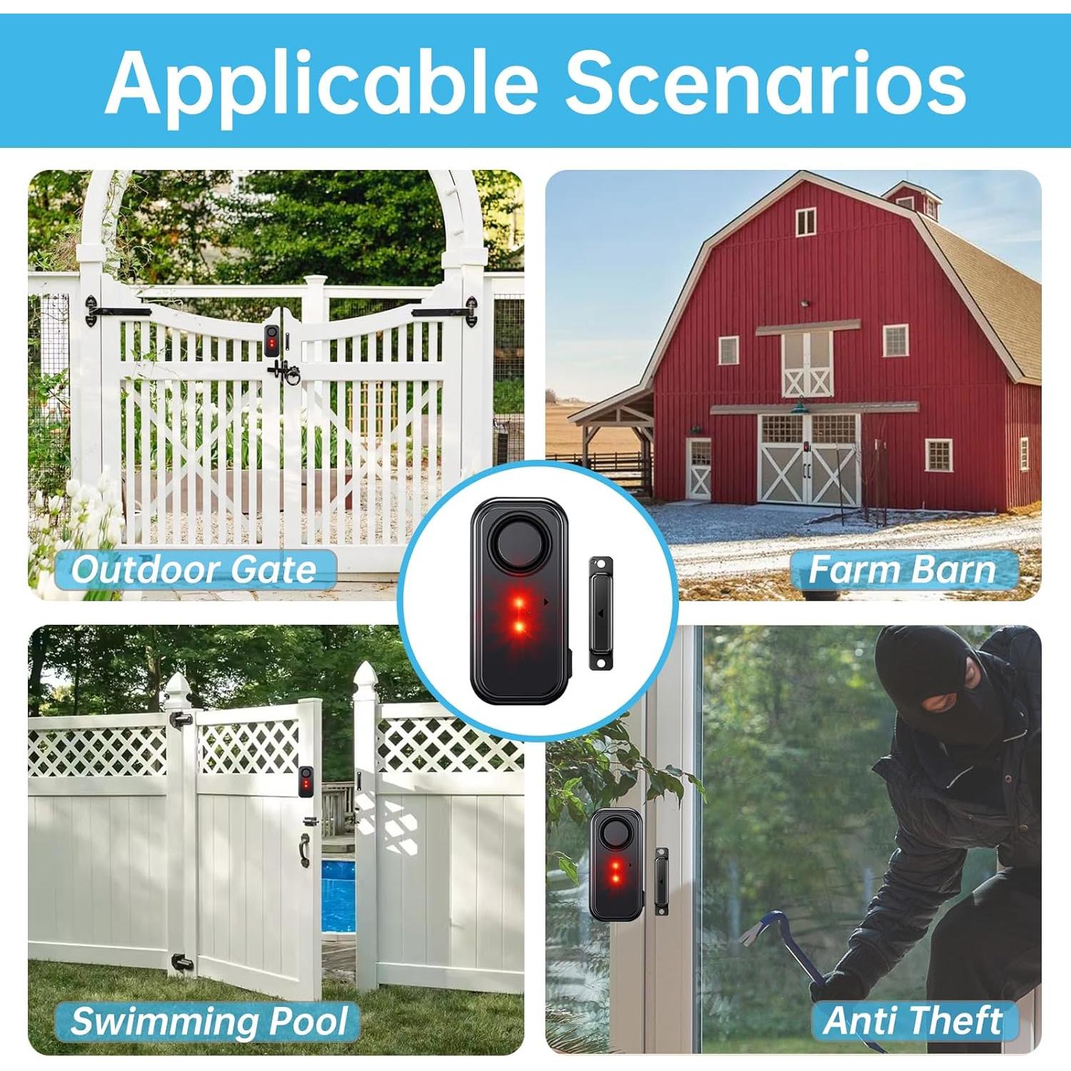 Alarma de Seguridad HENDUN para Ventanas y Puertas IP66