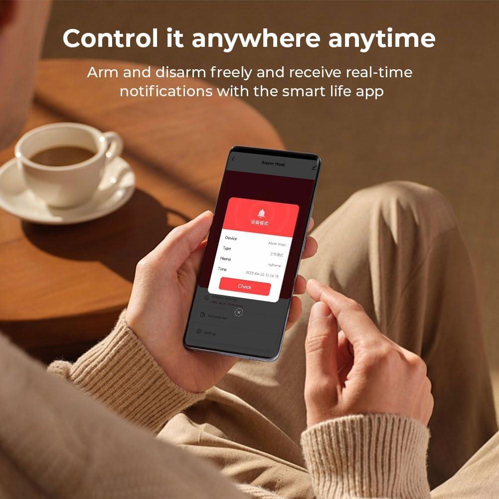 Sistema de Alarma Inalámbrico PGST con 10 Sensores y APP
